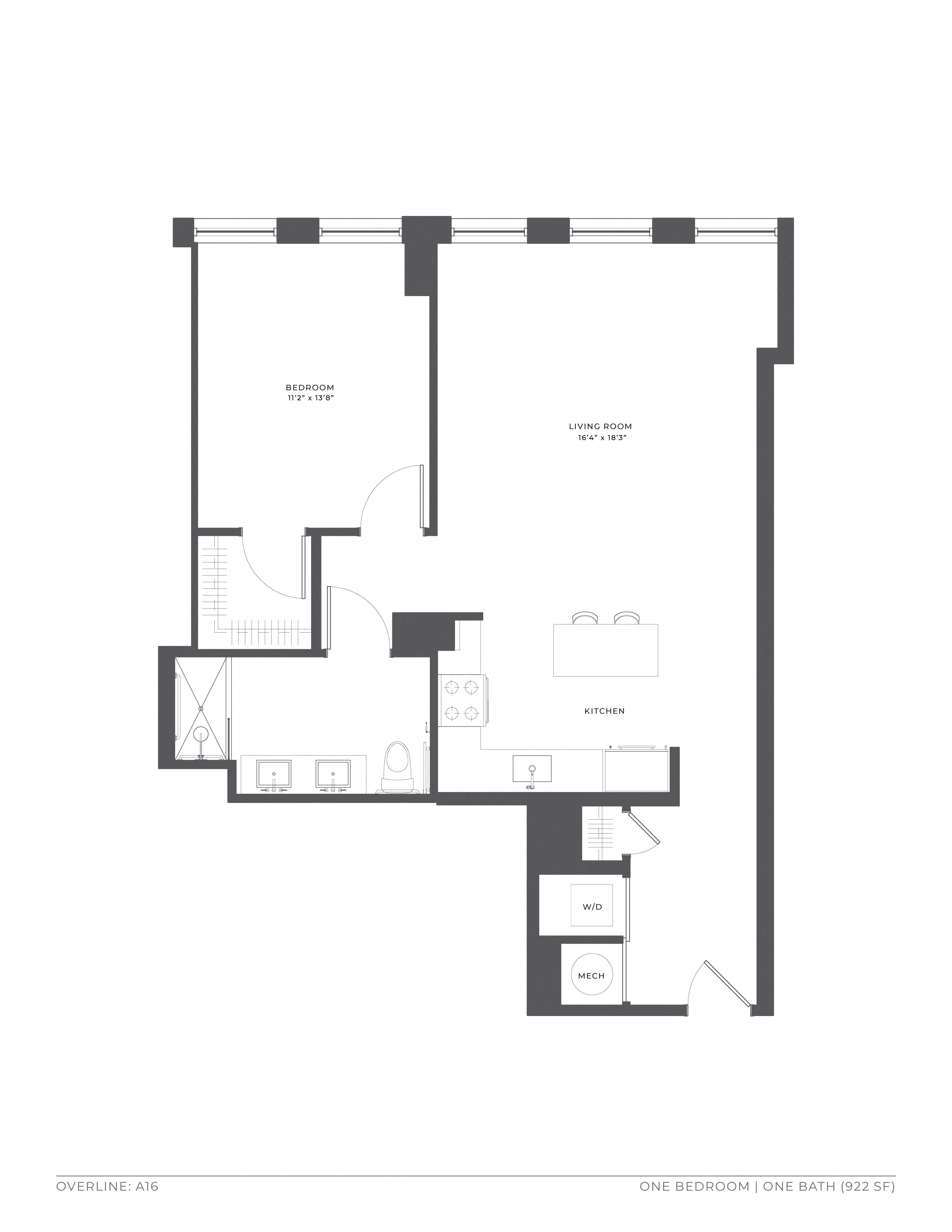 Floorplan image of apartment 