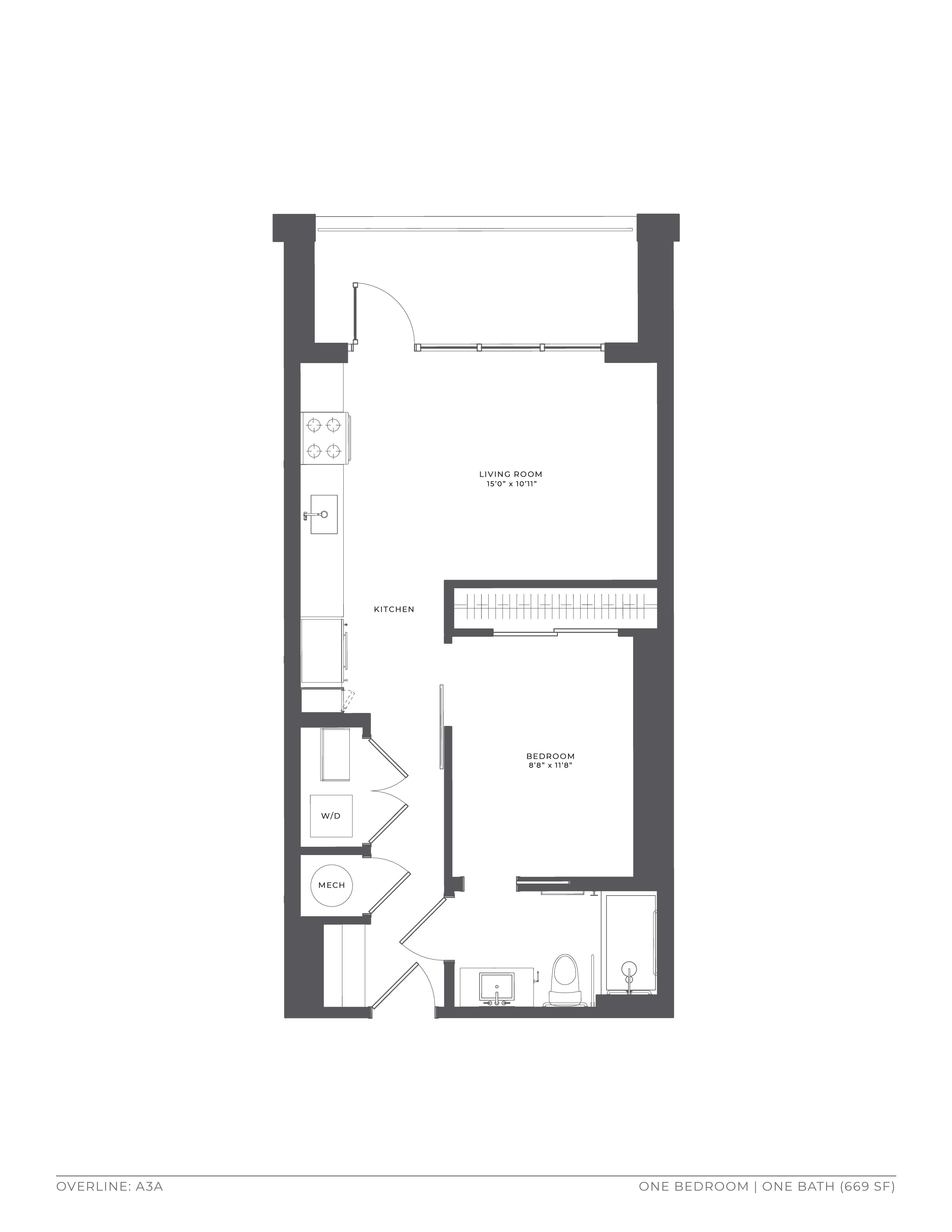 Floorplan image of apartment 