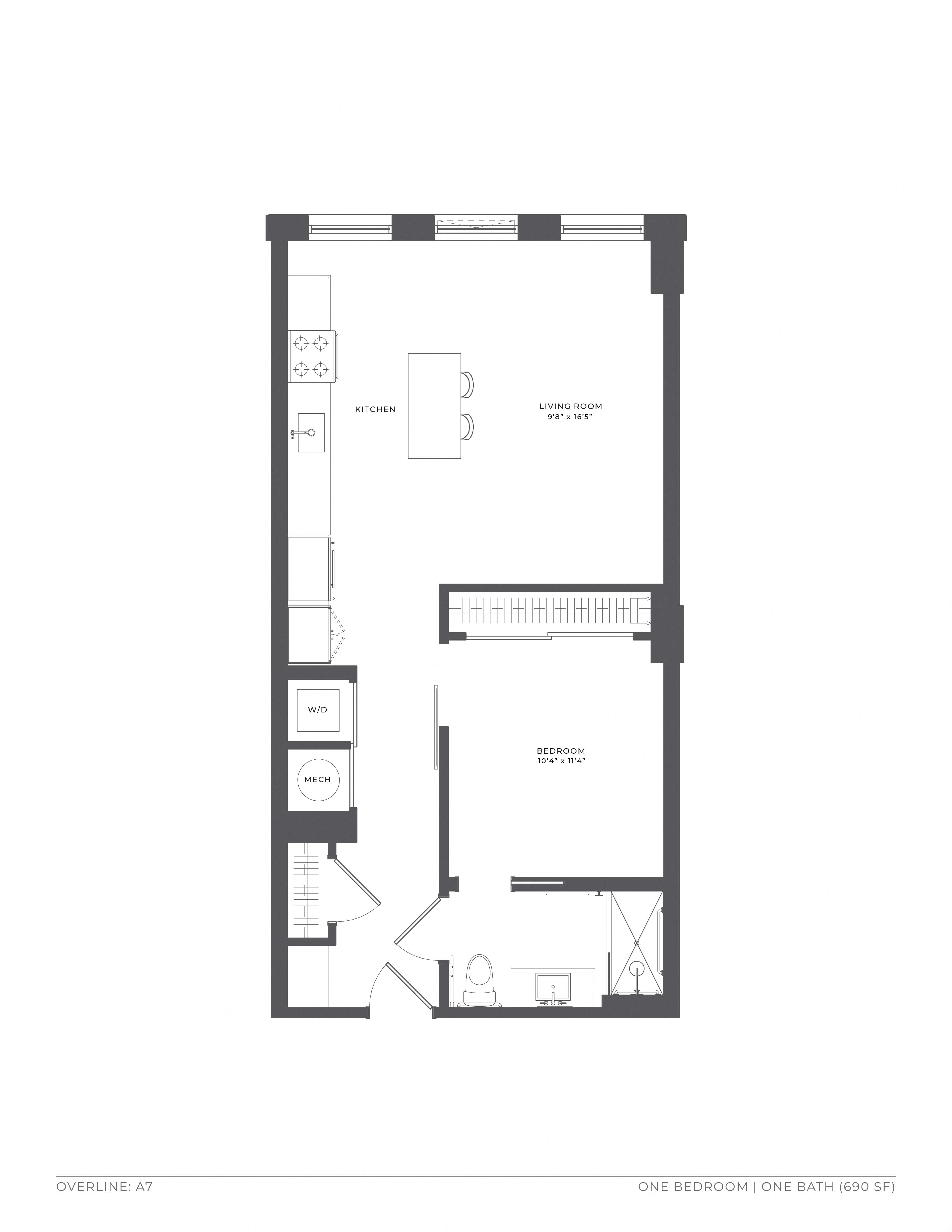 Floorplan image of apartment 