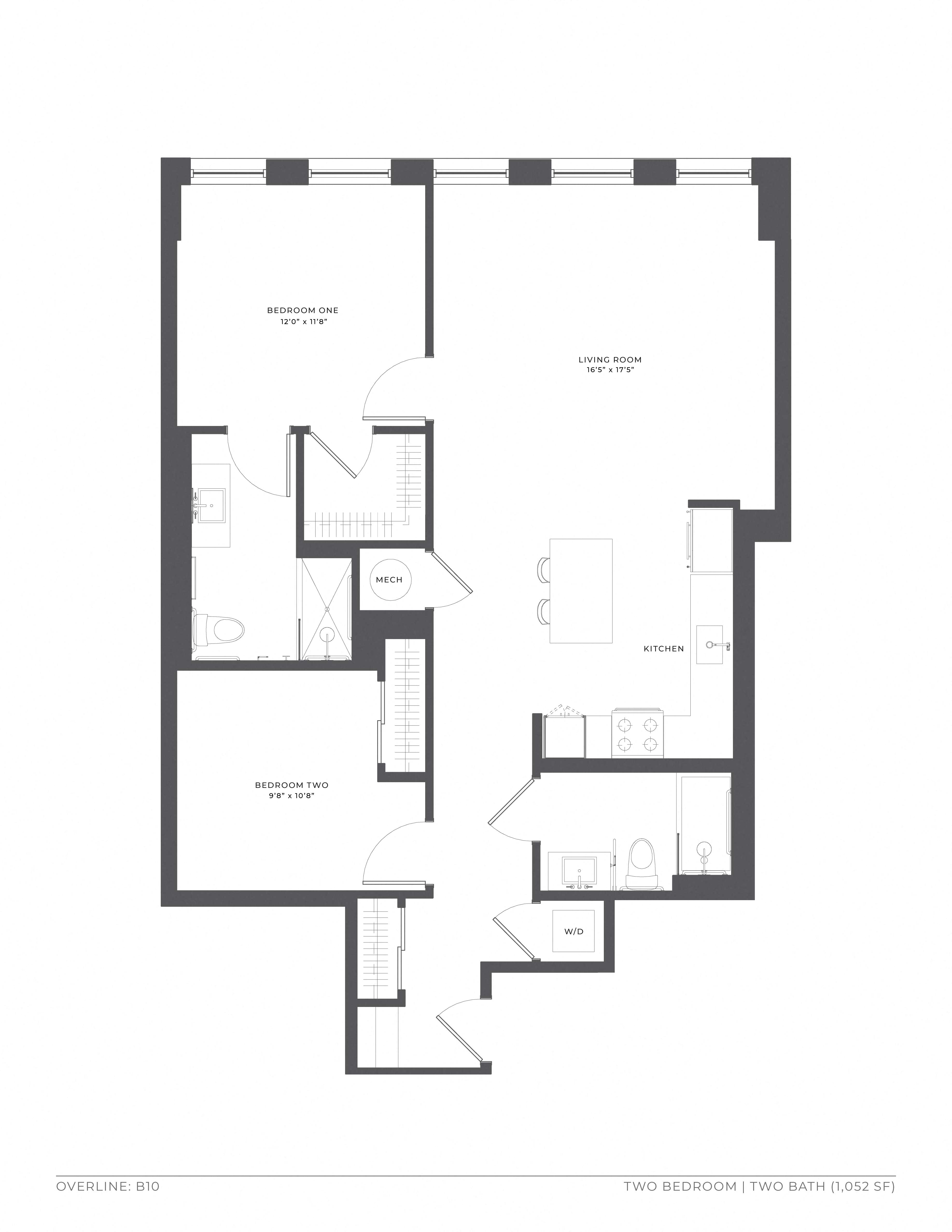 Floorplan image of apartment 
