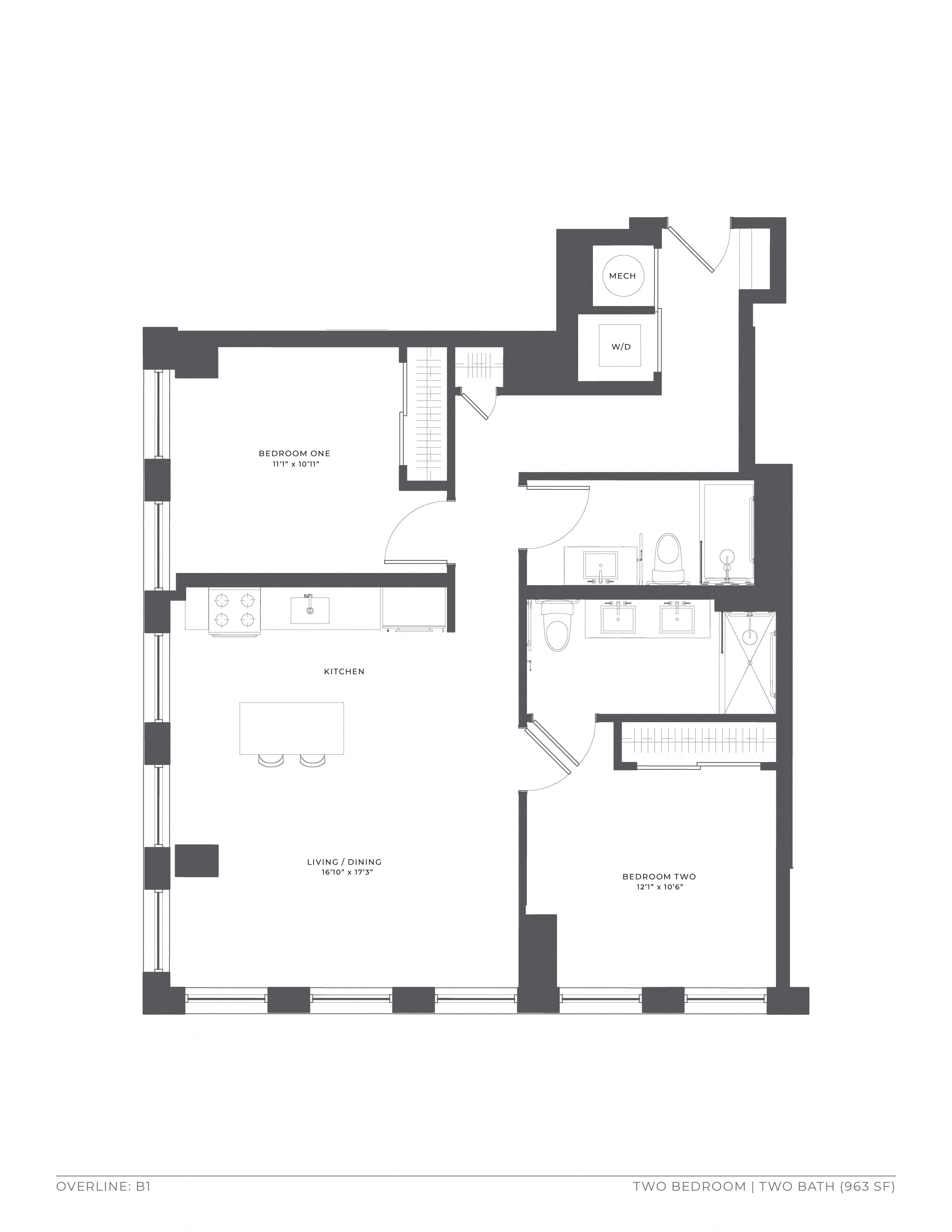 Floorplan image of apartment 