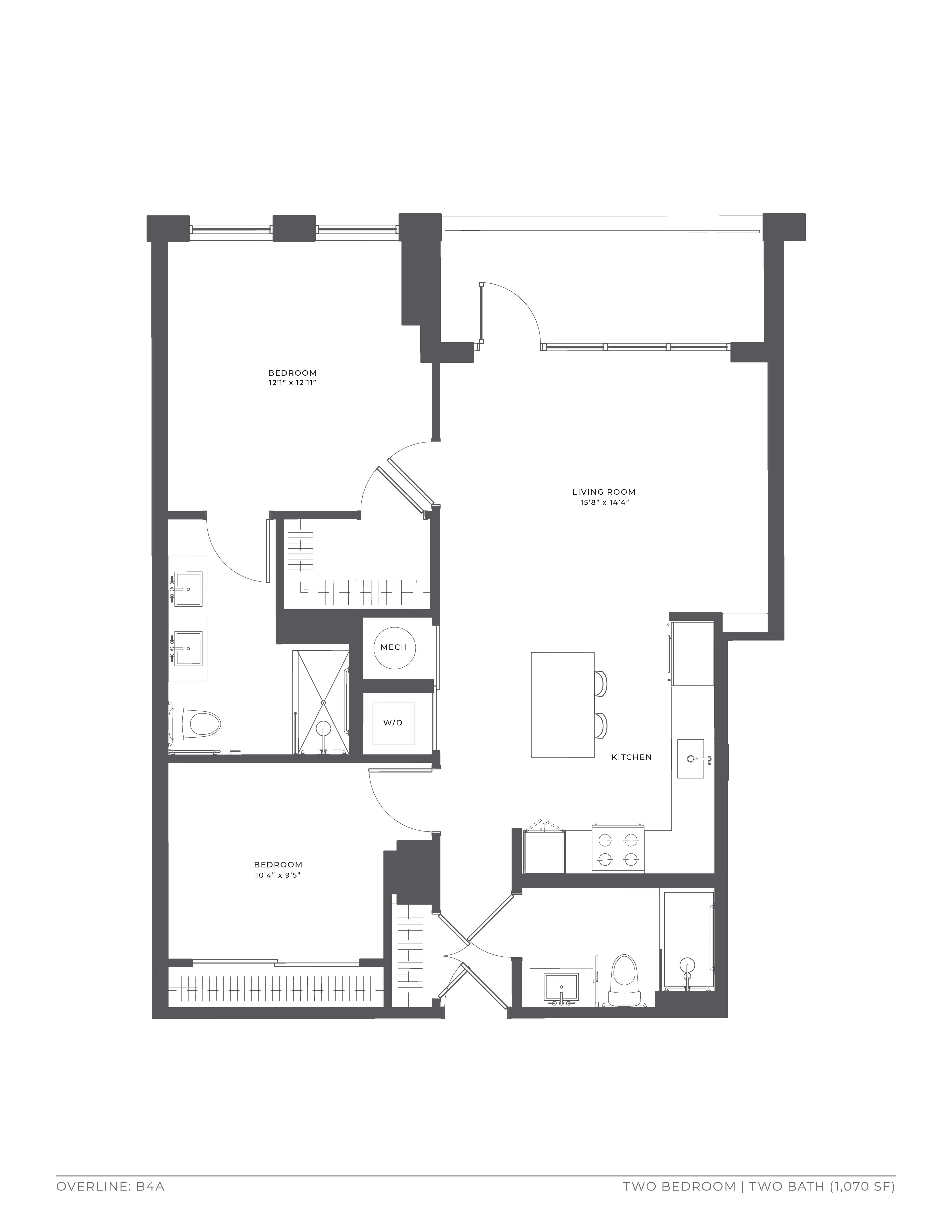 Floorplan image of apartment 