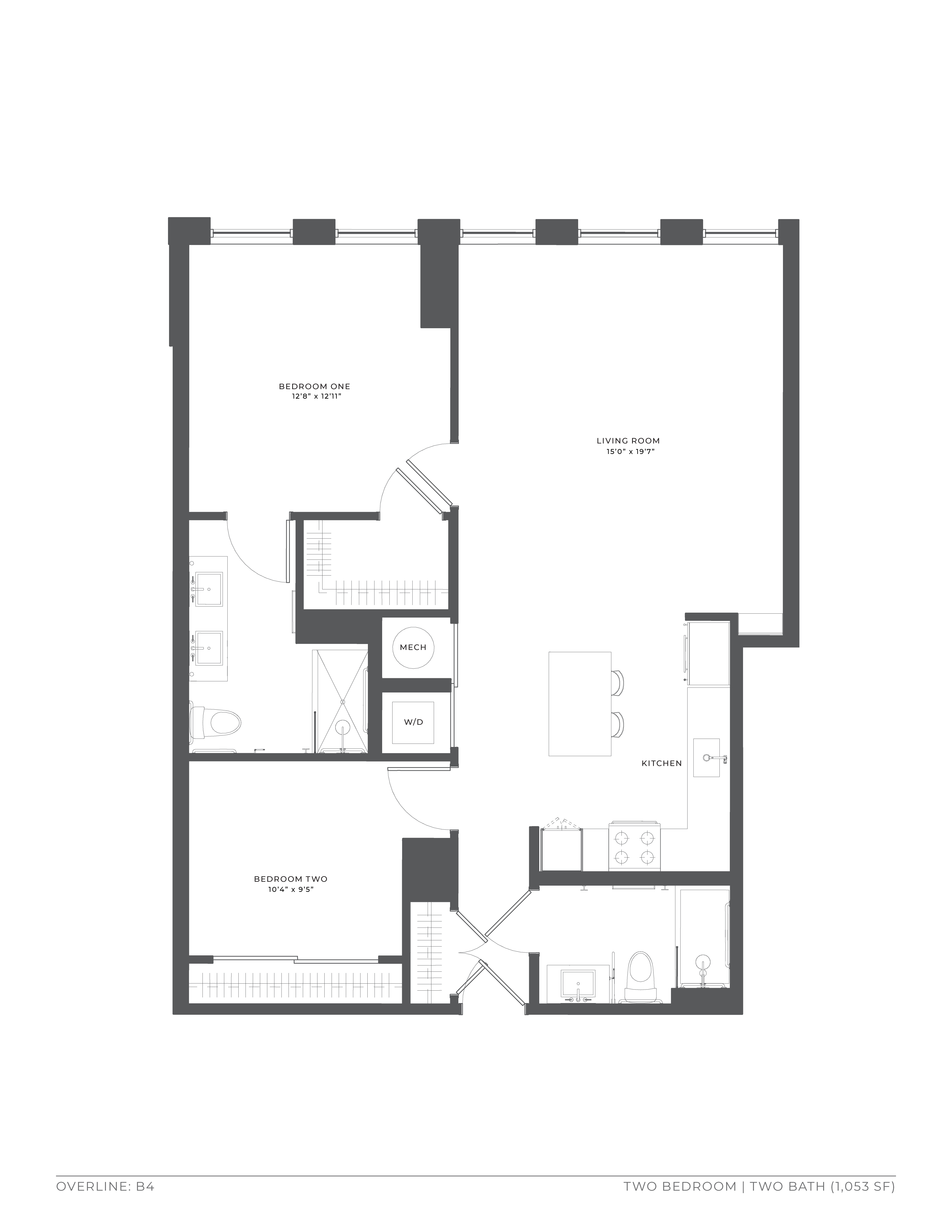 Floorplan image of apartment 