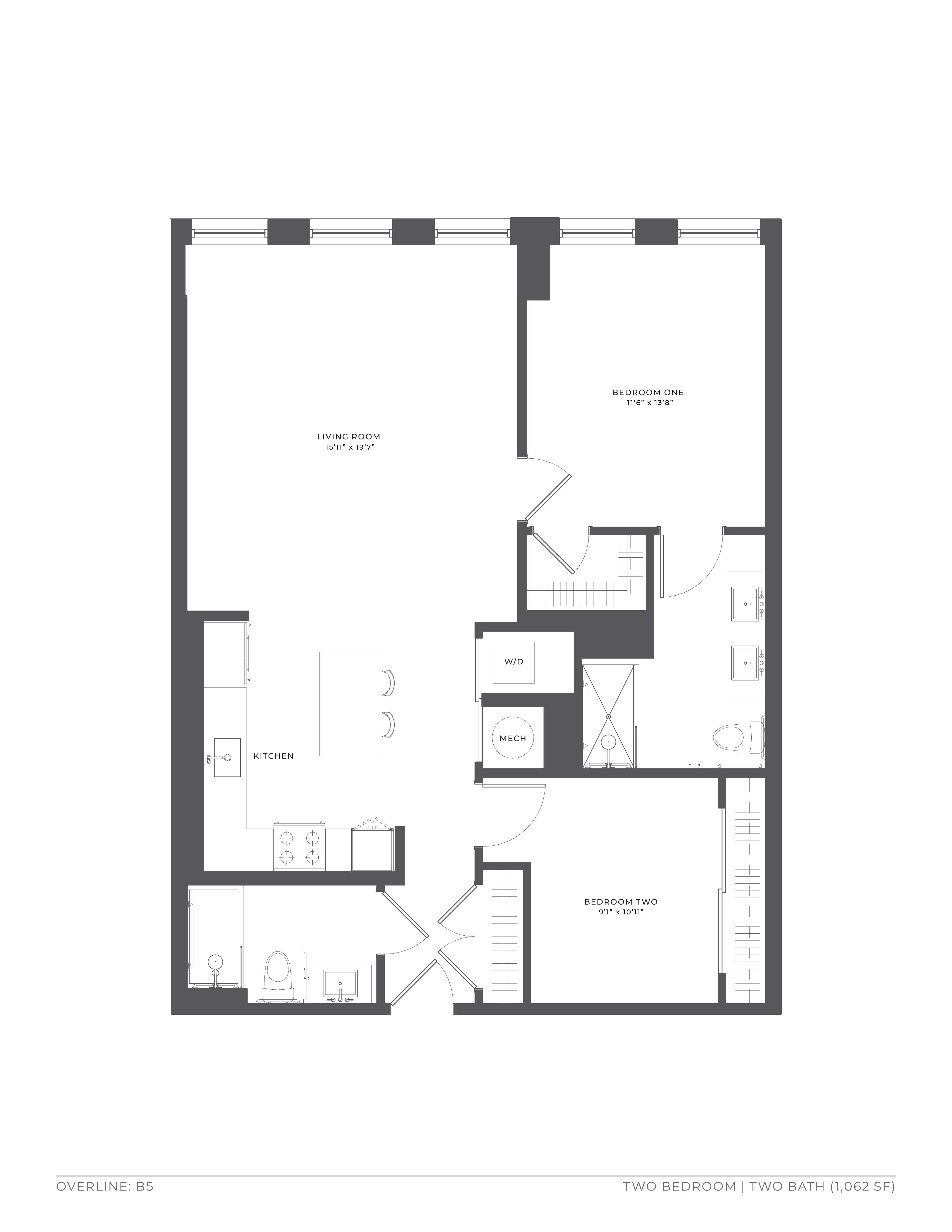 Floorplan image of apartment 