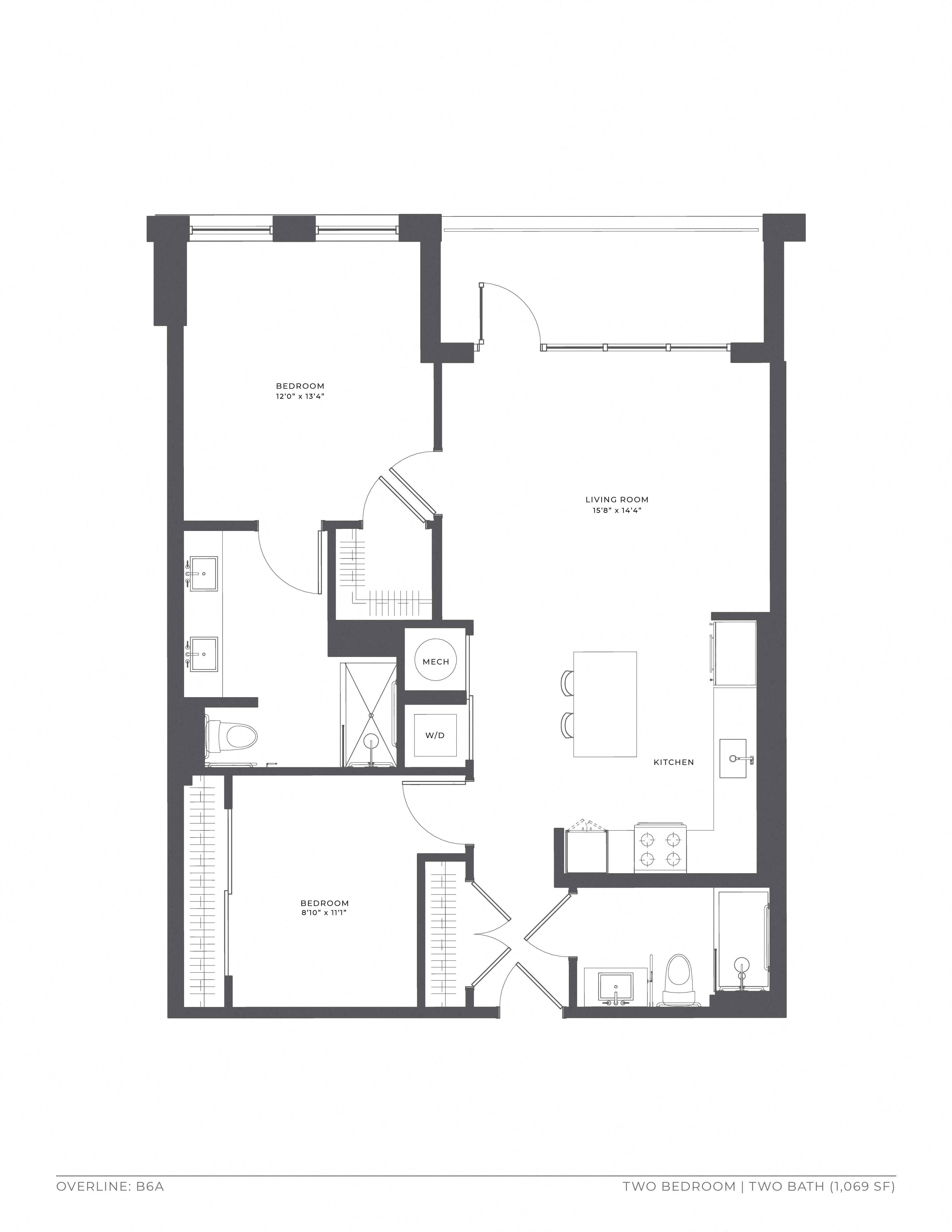 Floorplan image of apartment 