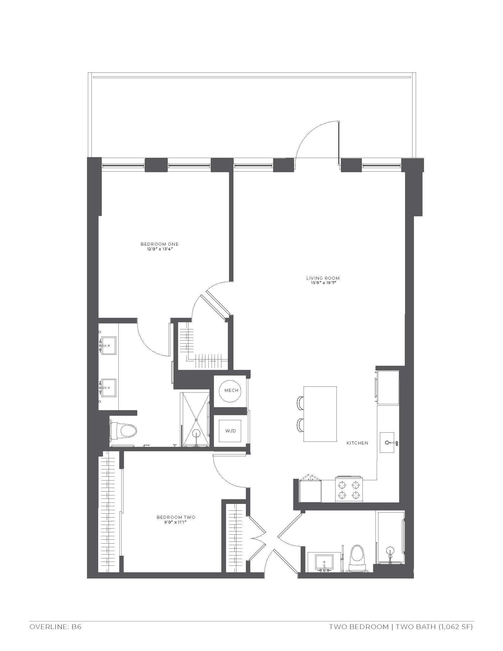 Floorplan image of apartment 