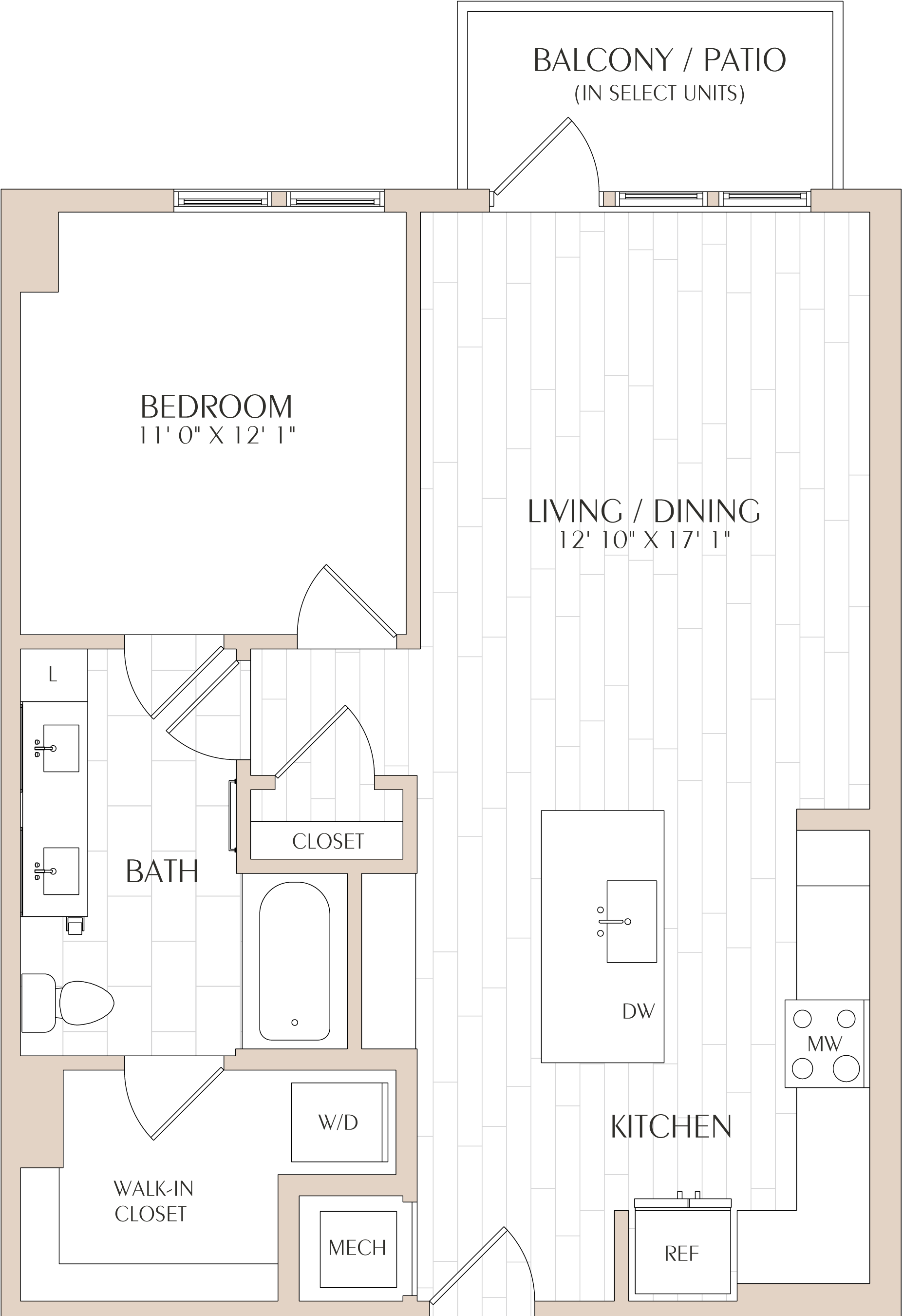 Floor Plan Image of Apartment Apt 0204