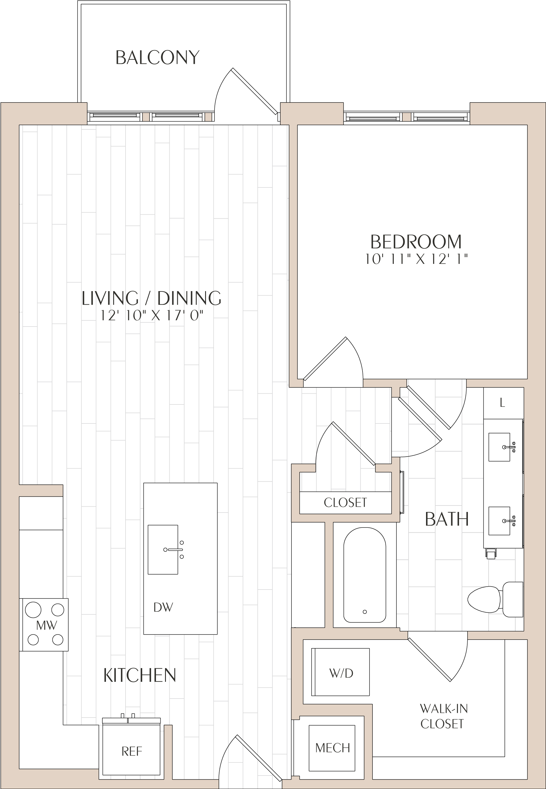 Floor Plan Image of Apartment Apt 0608