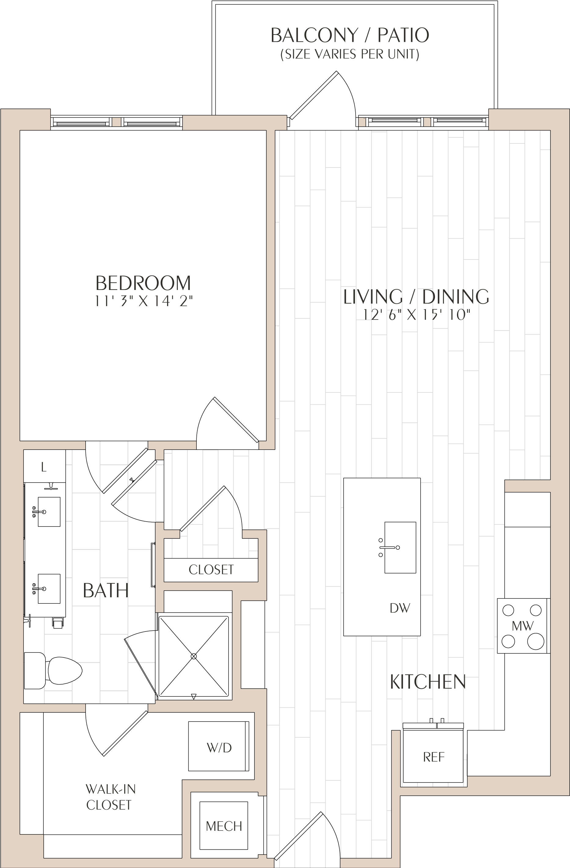 Floor Plan Image of Apartment Apt 0322