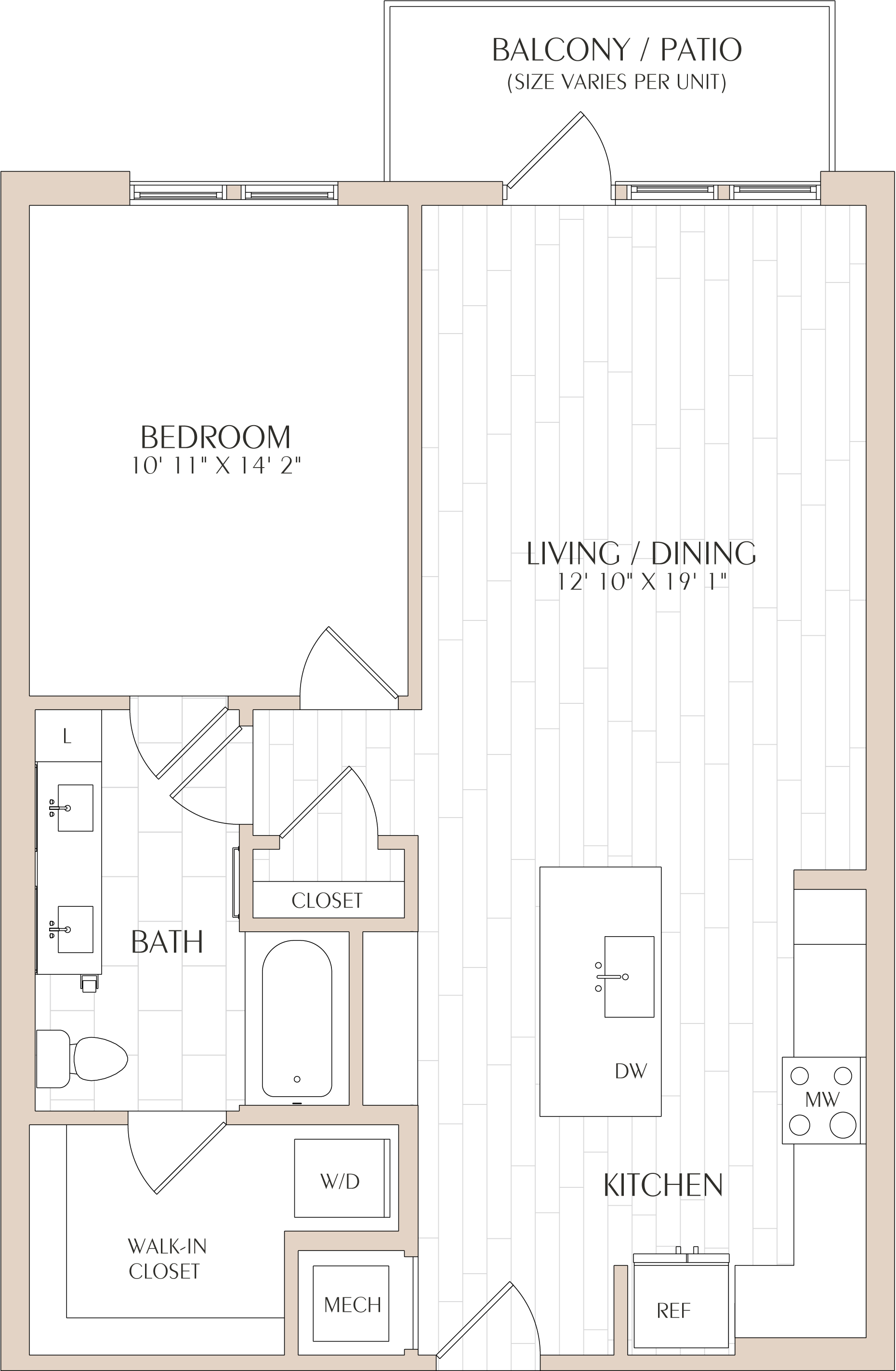 Floor Plan Image of Apartment Apt 0423