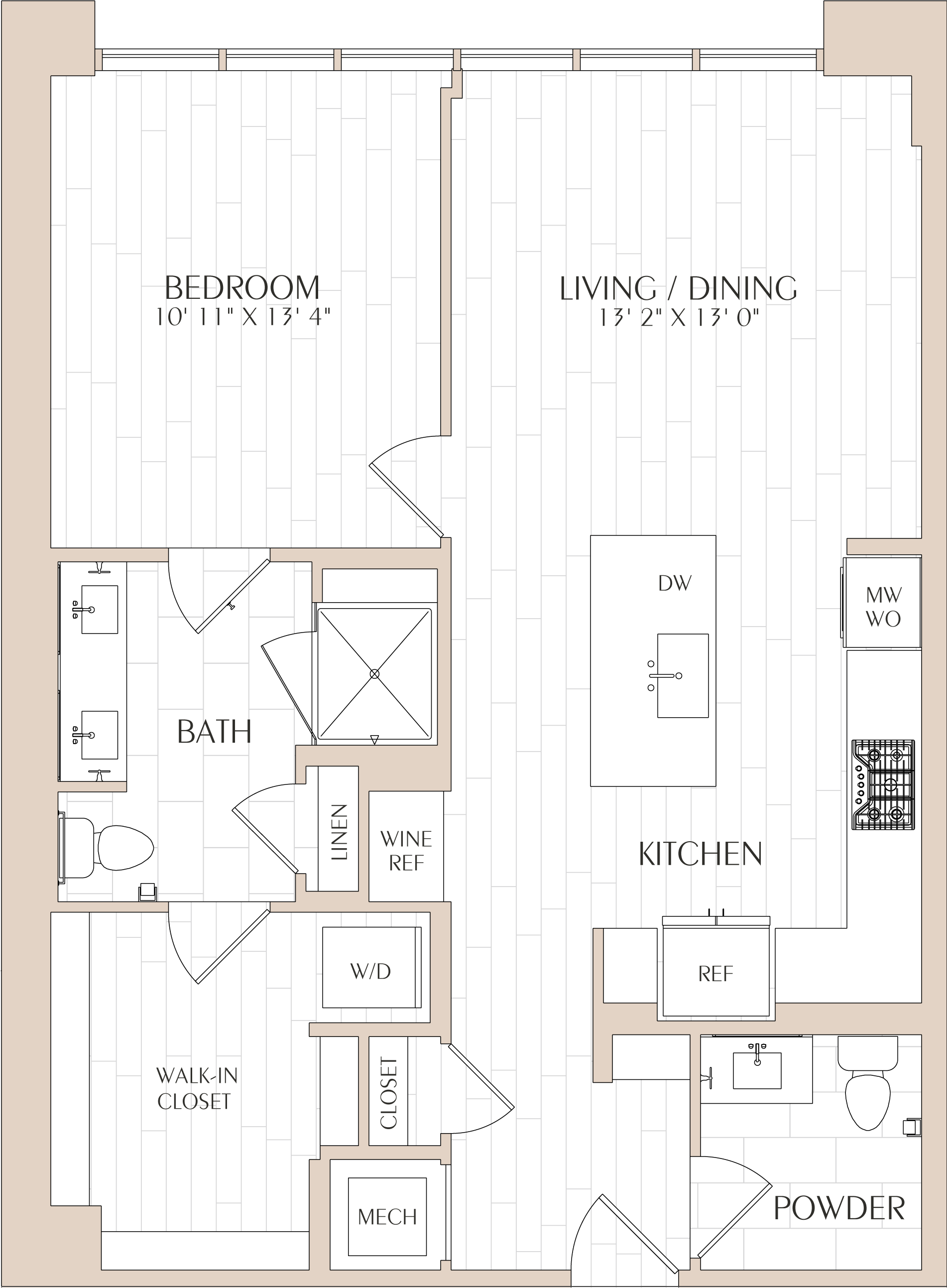 Floor Plan Image of Apartment Apt 0201