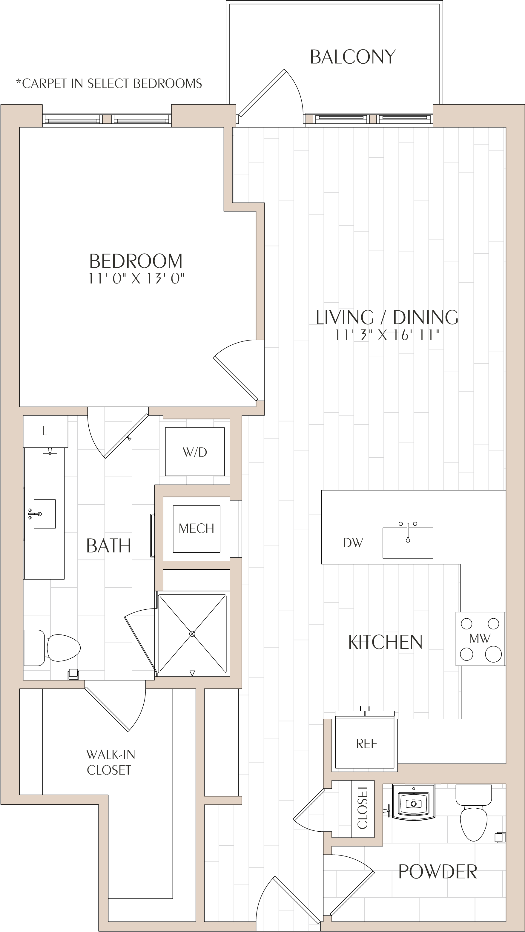 Floor Plan Image of Apartment Apt 0418