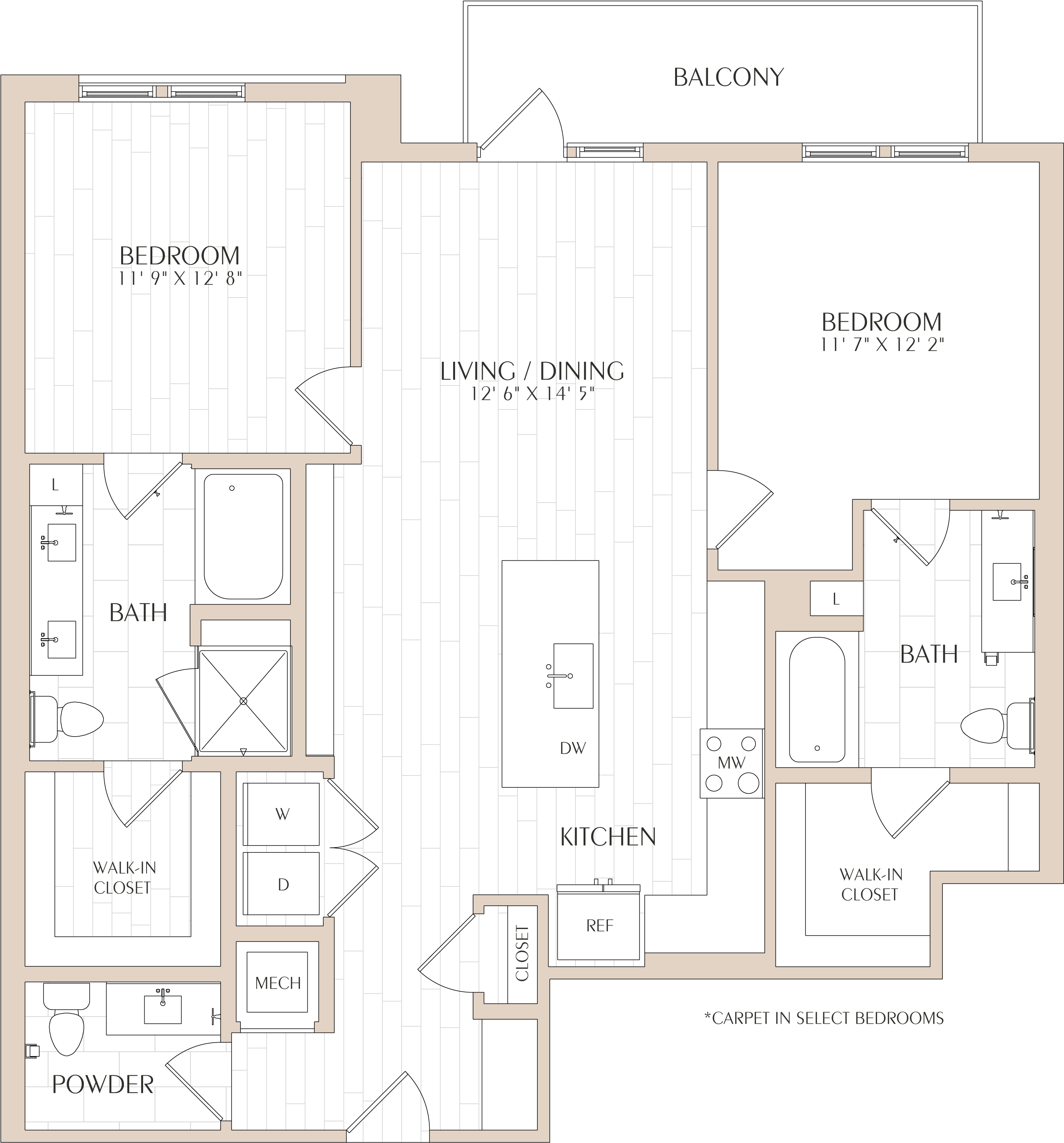 Floor Plan Image of Apartment Apt 0527