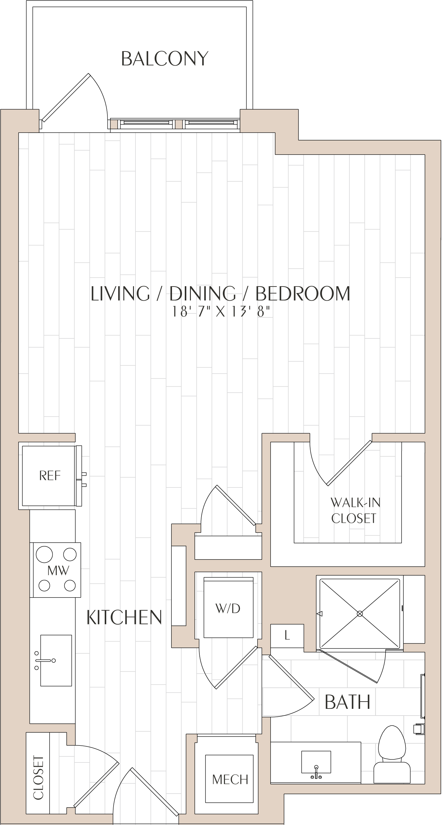 Floor Plan Image of Apartment Apt 0332