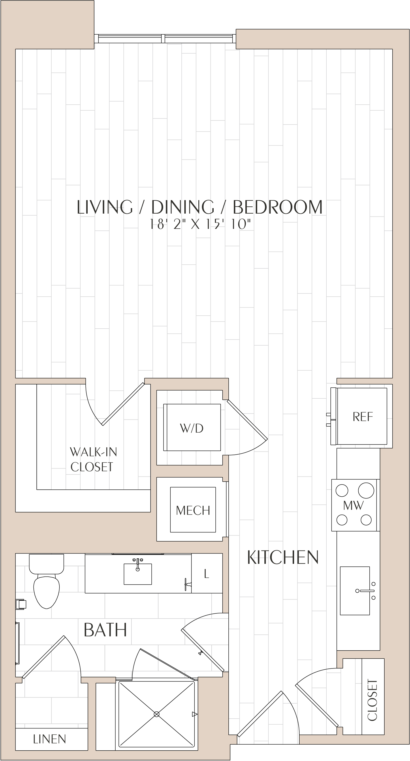 Floor Plan Image of Apartment Apt 0203