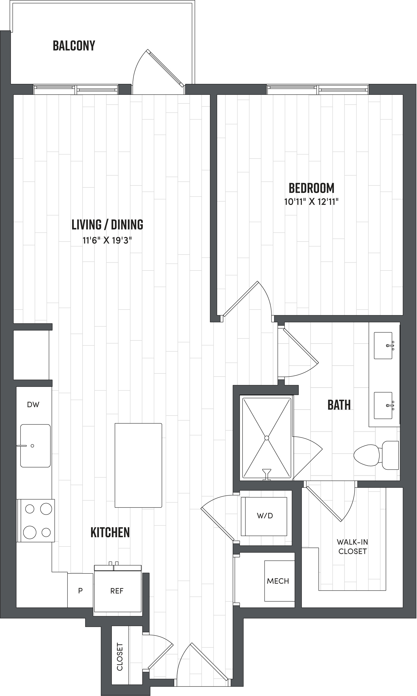 Floor Plan Image of Apartment Apt 268
