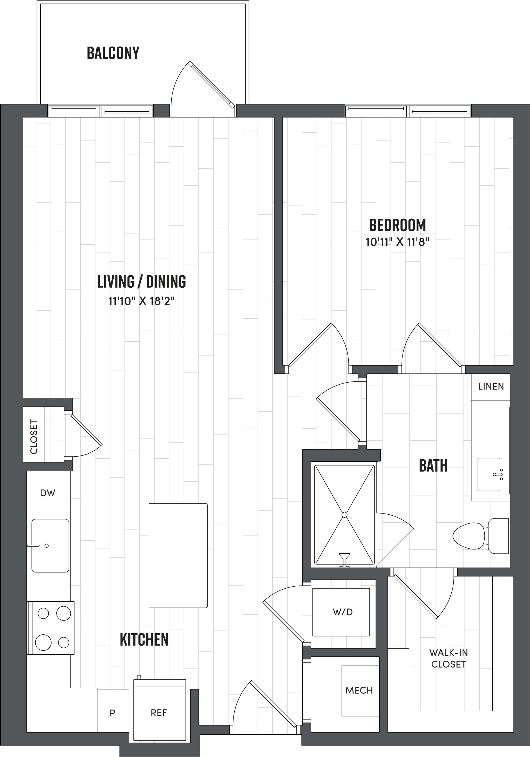 Floor Plan Image of Apartment Apt 128