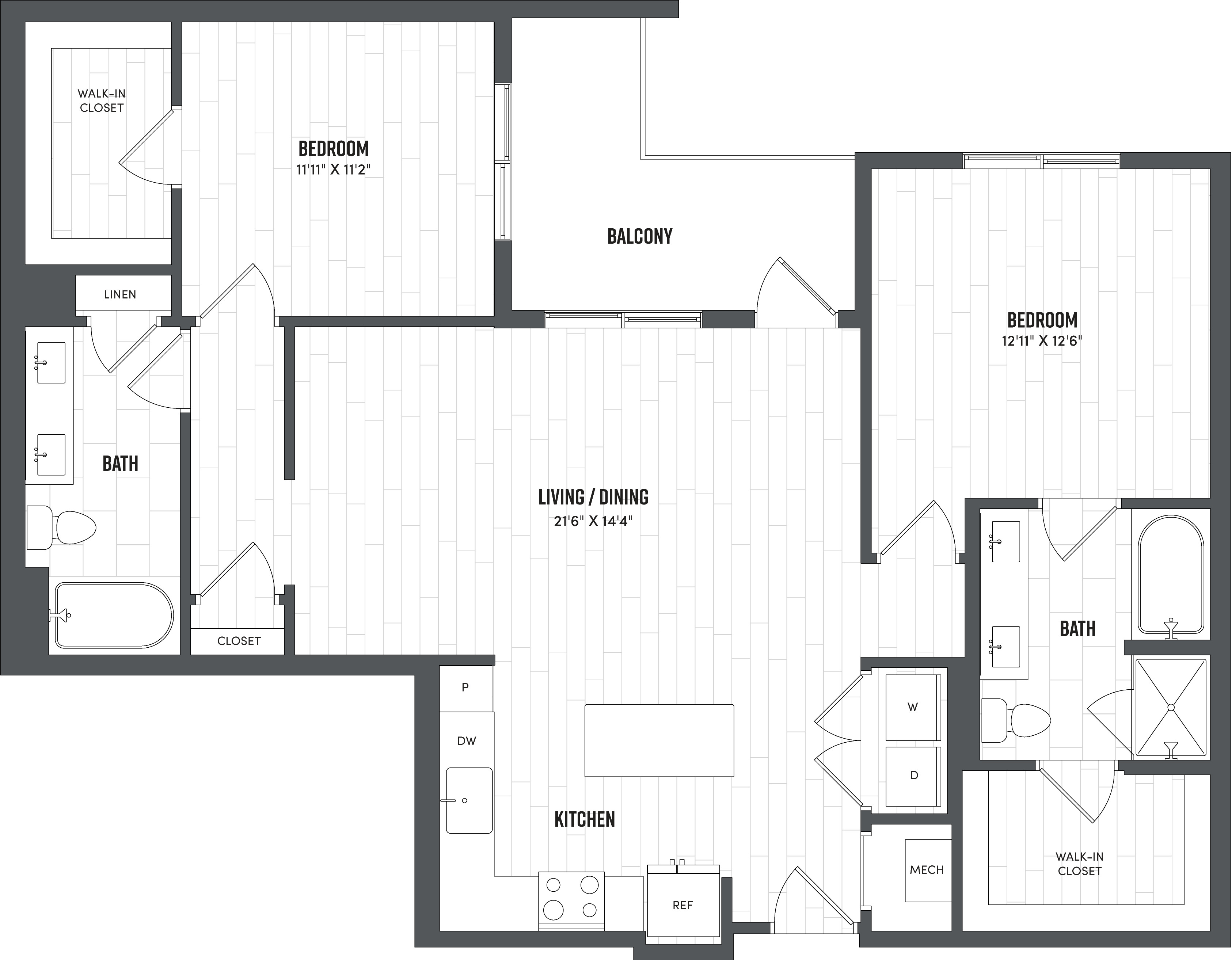 Floor Plan Image of Apartment Apt 339