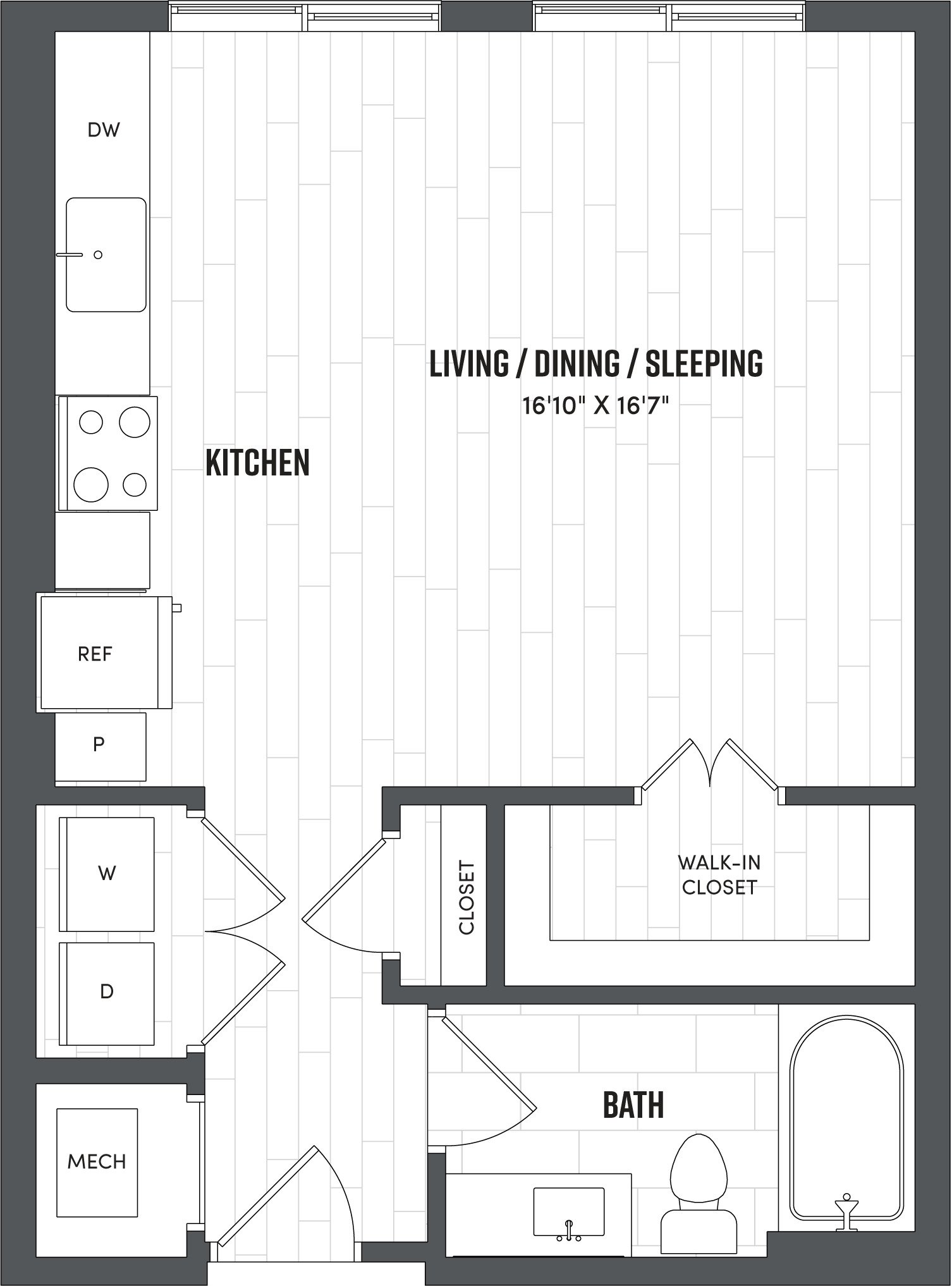Floor Plan Image of Apartment Apt 120