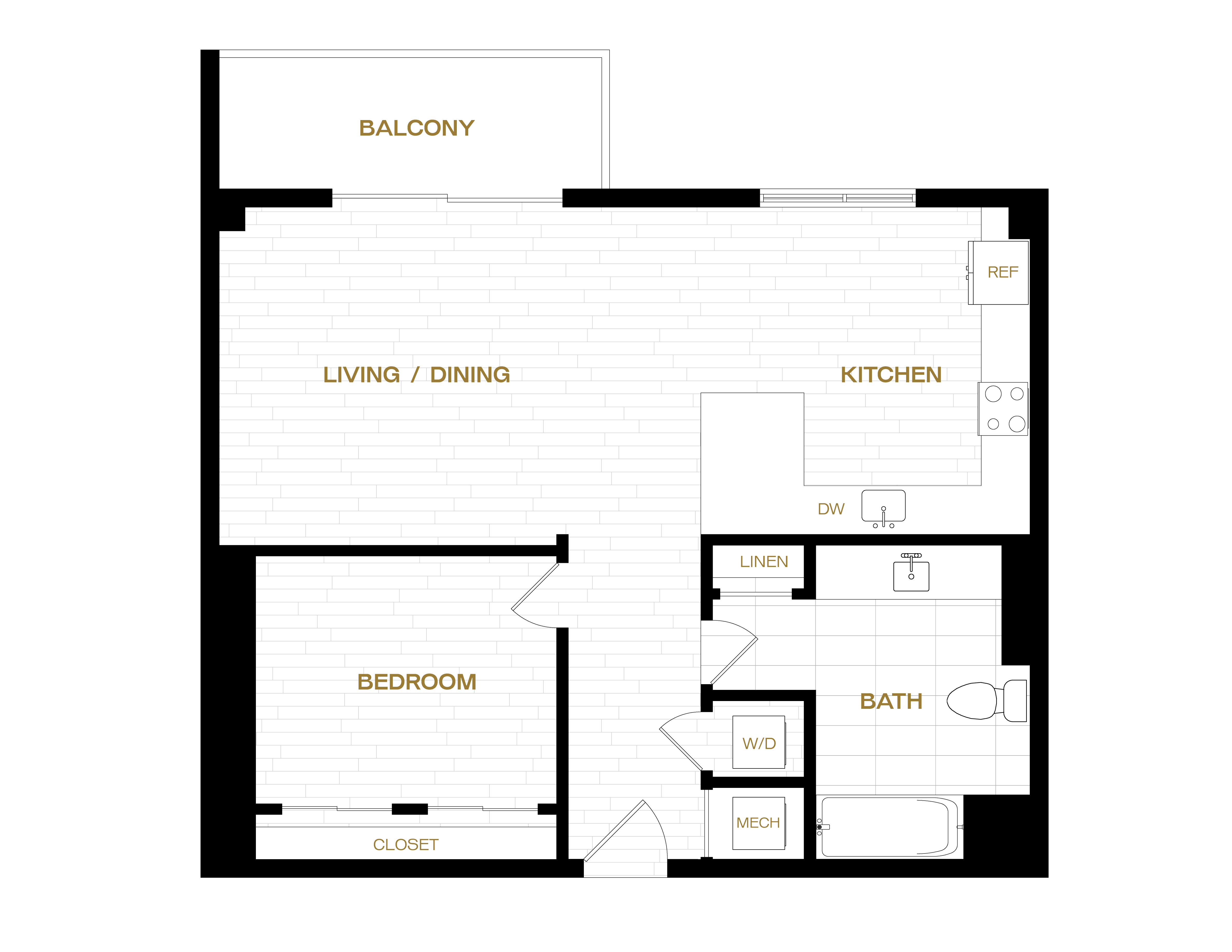 Floor Plan Image of Apartment Apt 2106