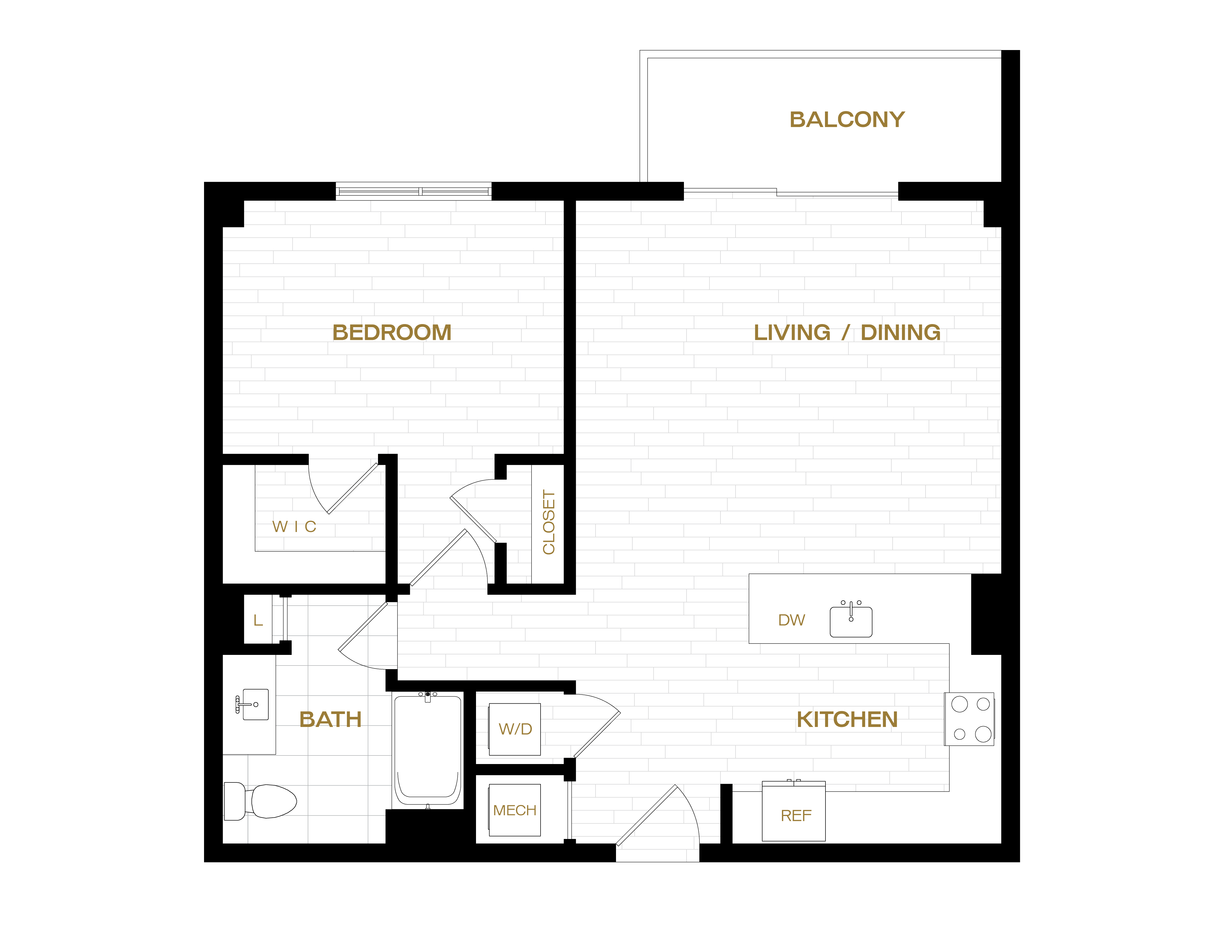 Floor Plan Image of Apartment Apt 2209