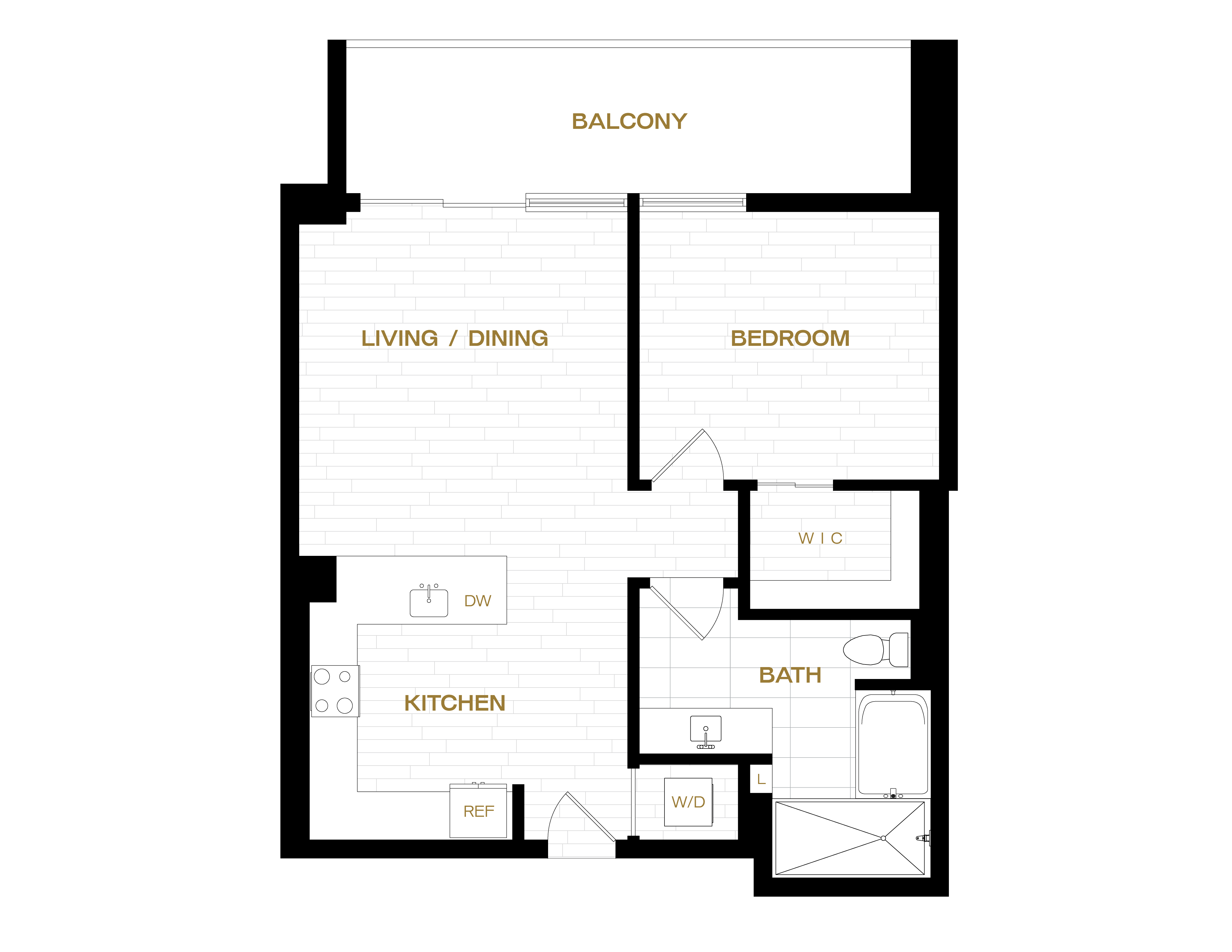 Floor Plan Image of Apartment Apt 0206