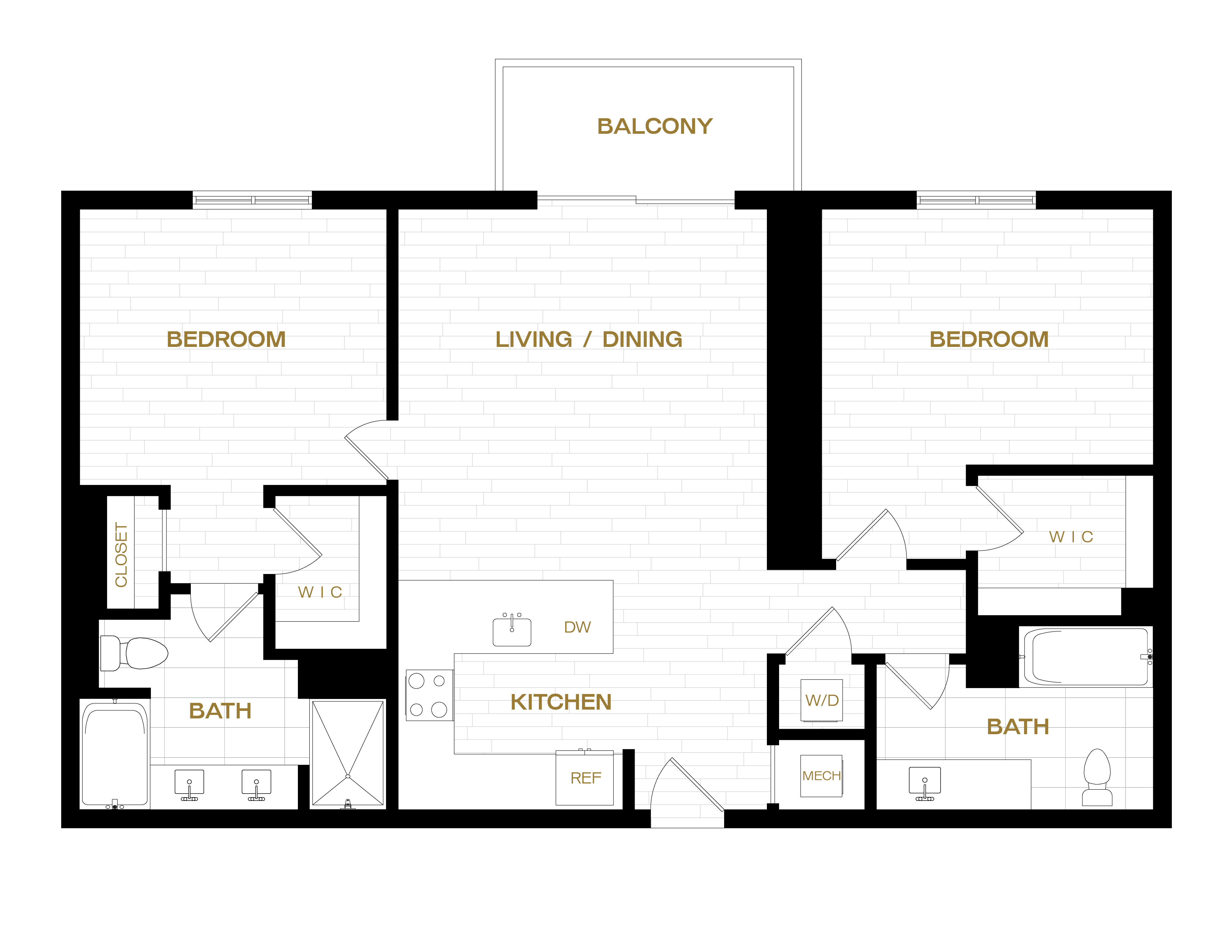 Floor Plan Image of Apartment Apt 1811