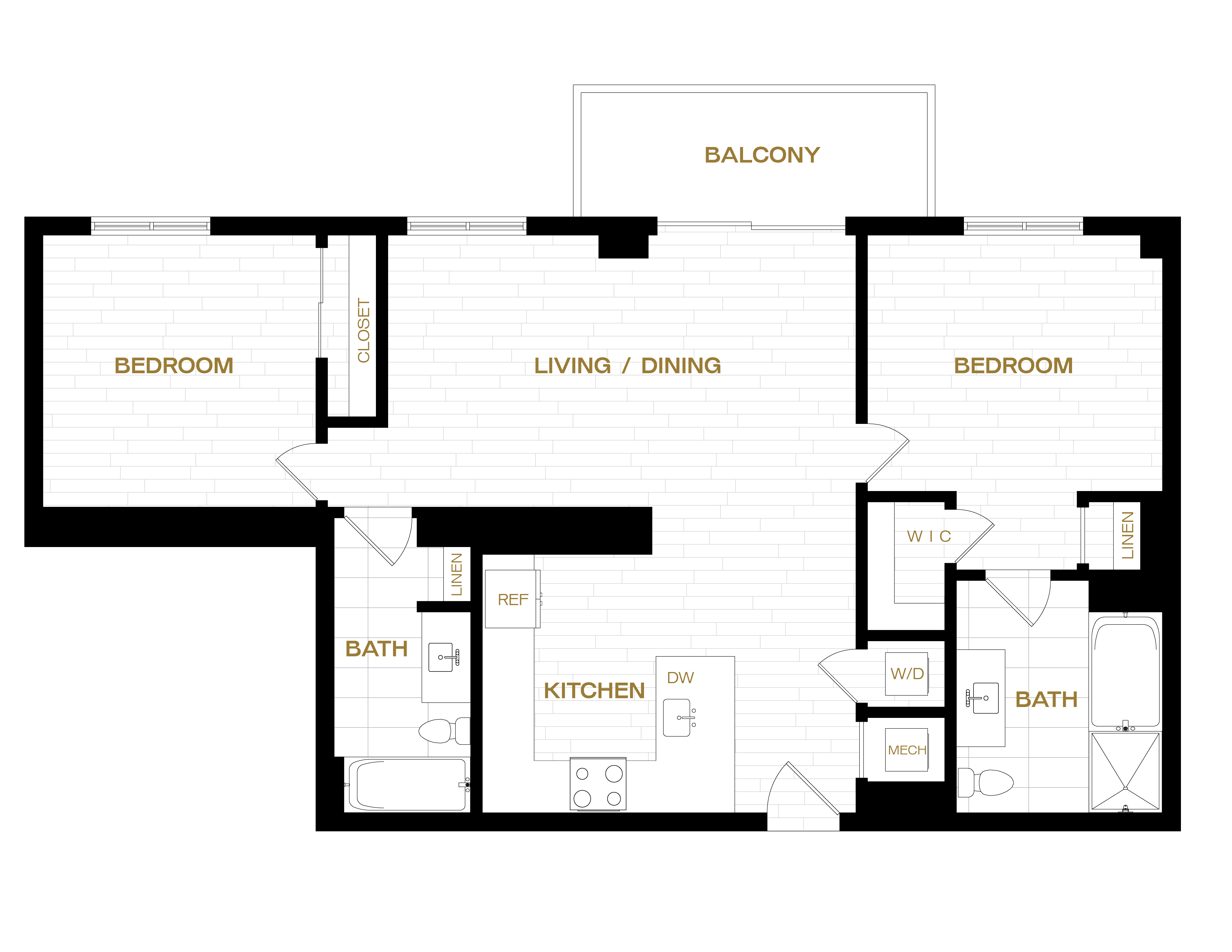 Floor Plan Image of Apartment Apt 1403