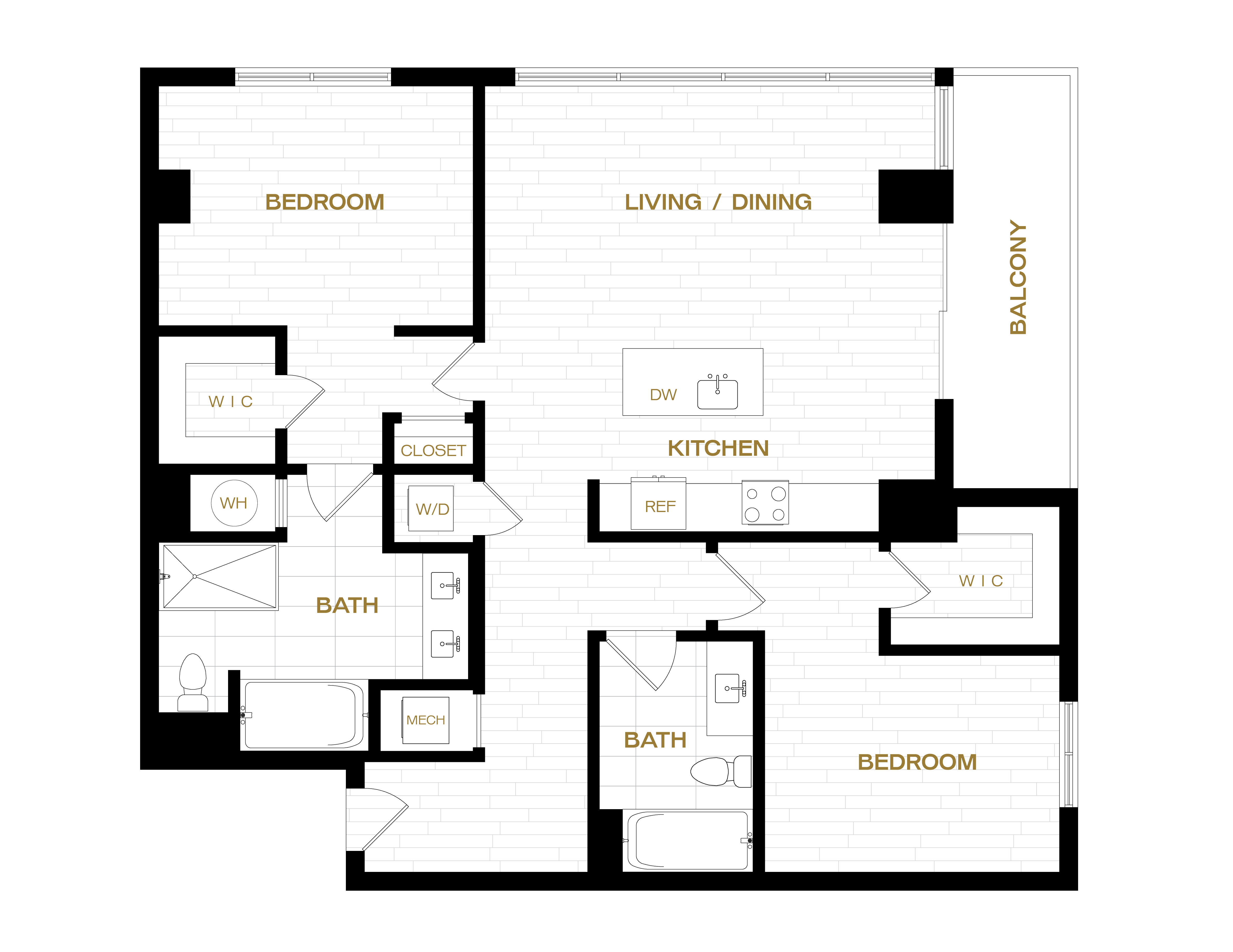 Floor Plan Image of Apartment Apt 1719