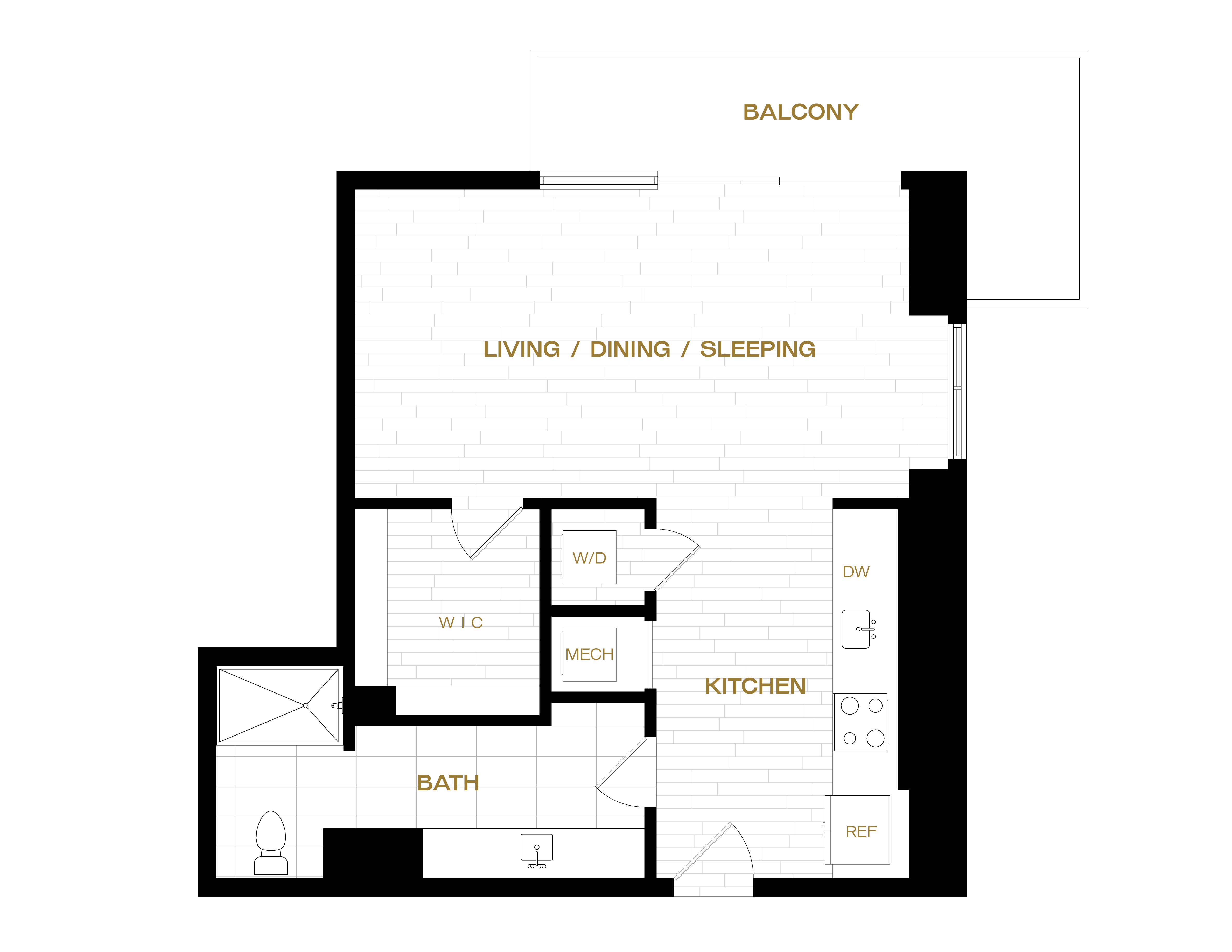 Floor Plan Image of Apartment Apt 2615