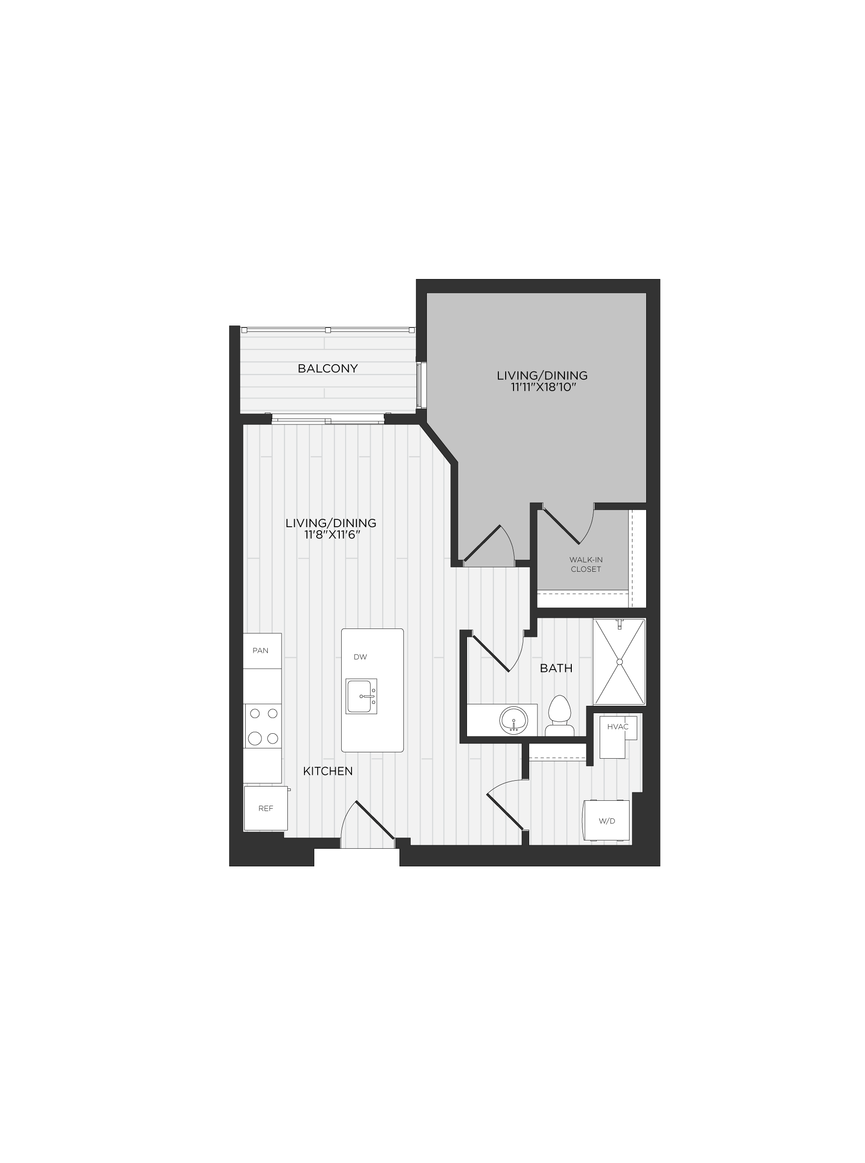 Apartment 223 floorplan