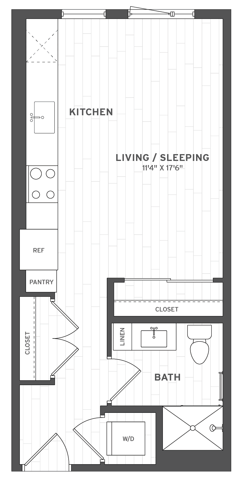 Floor Plan Image of Apartment Apt B-333