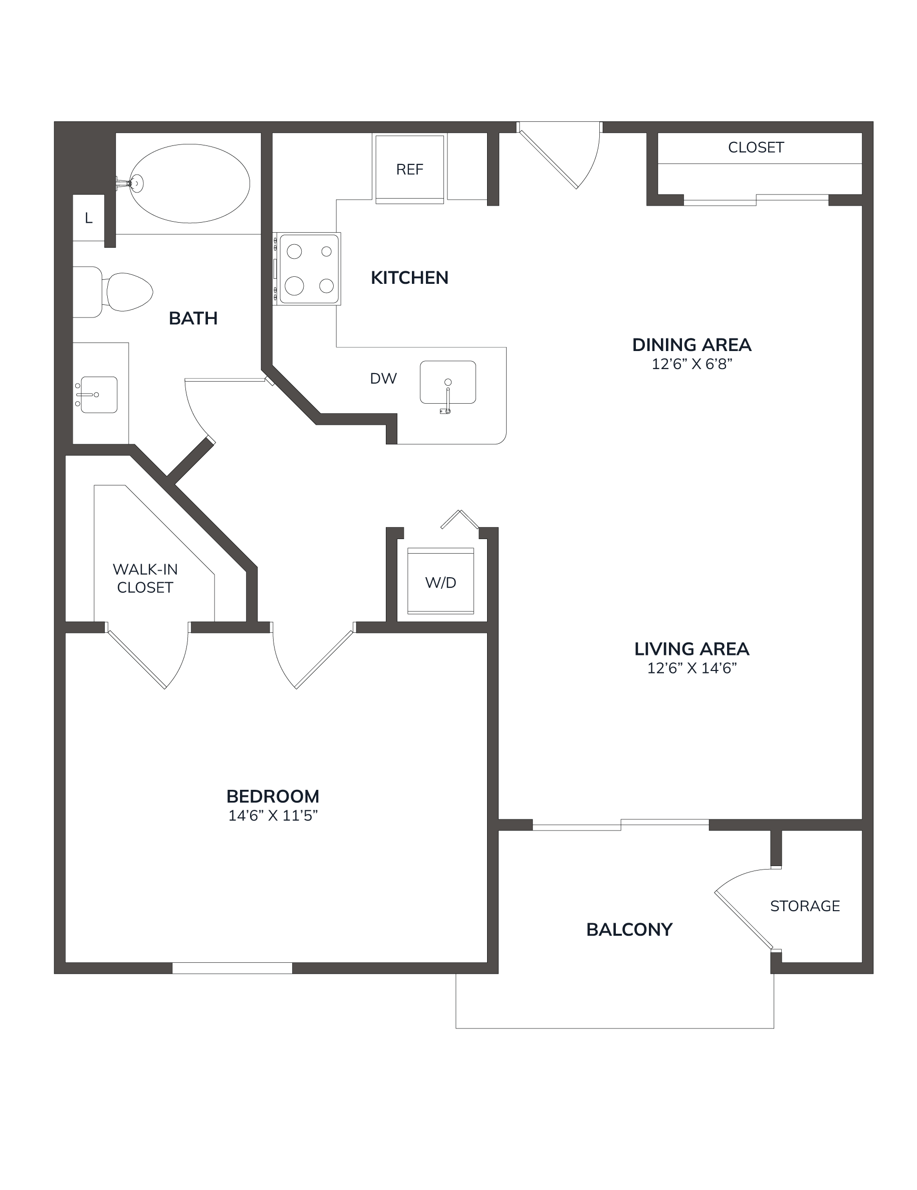 Apartment 0448 floorplan