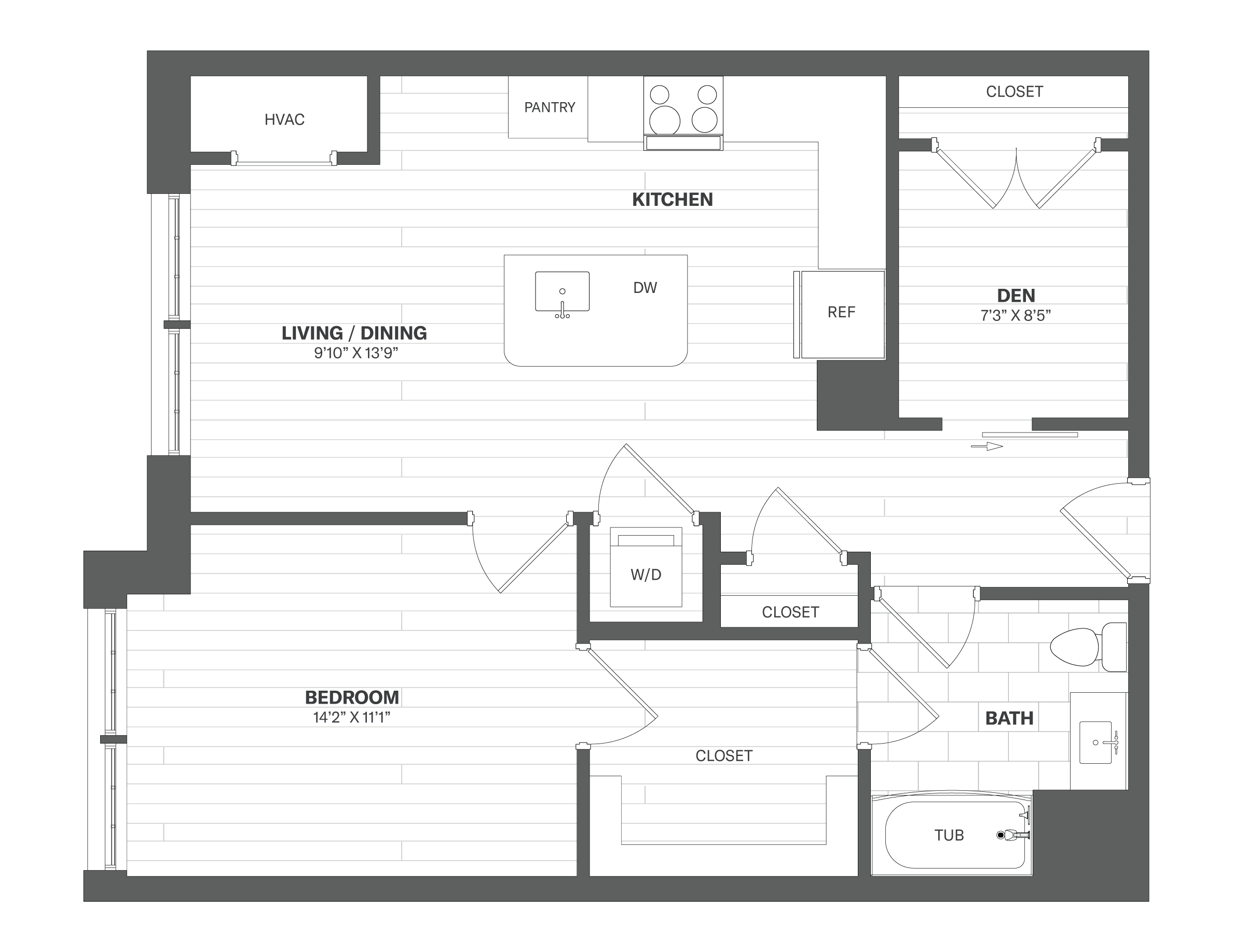 Floor Plan Image of Apartment Apt 3103