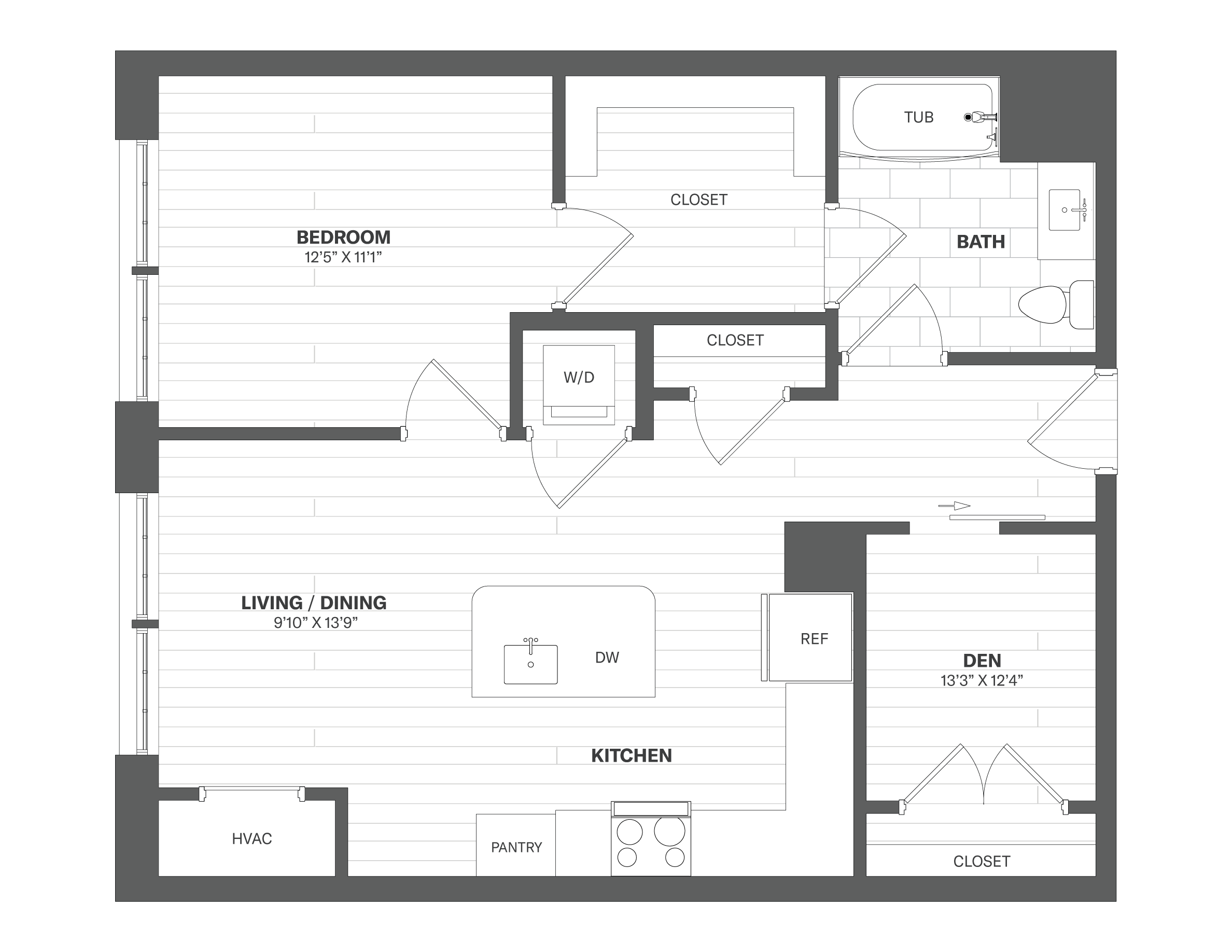 Floor Plan Image of Apartment Apt 3101