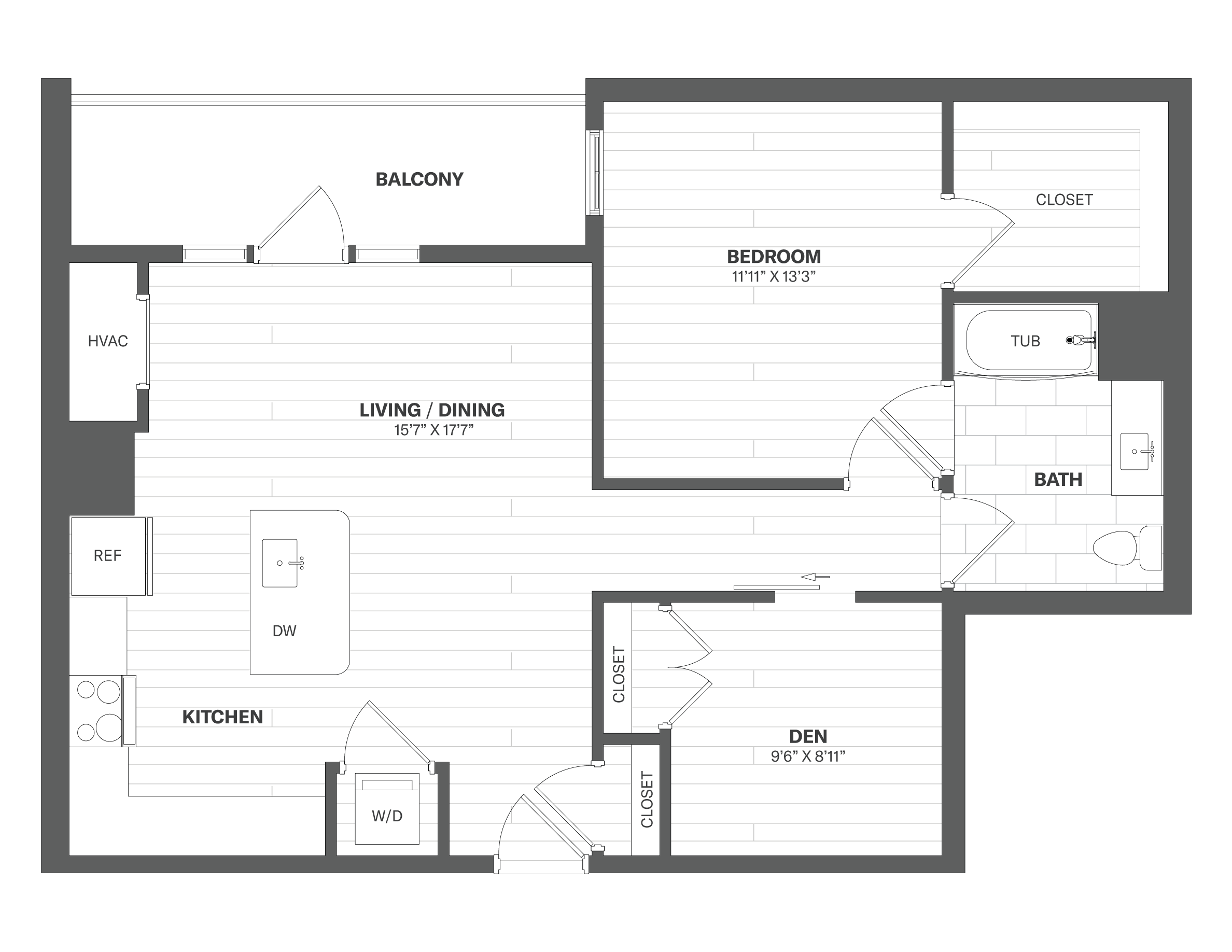 Floor Plan Image of Apartment Apt 3211