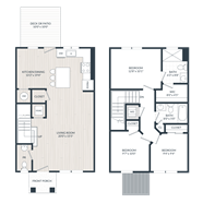 Townhome Flat Floor Plans 1 2 3 Bedroom Summerhill