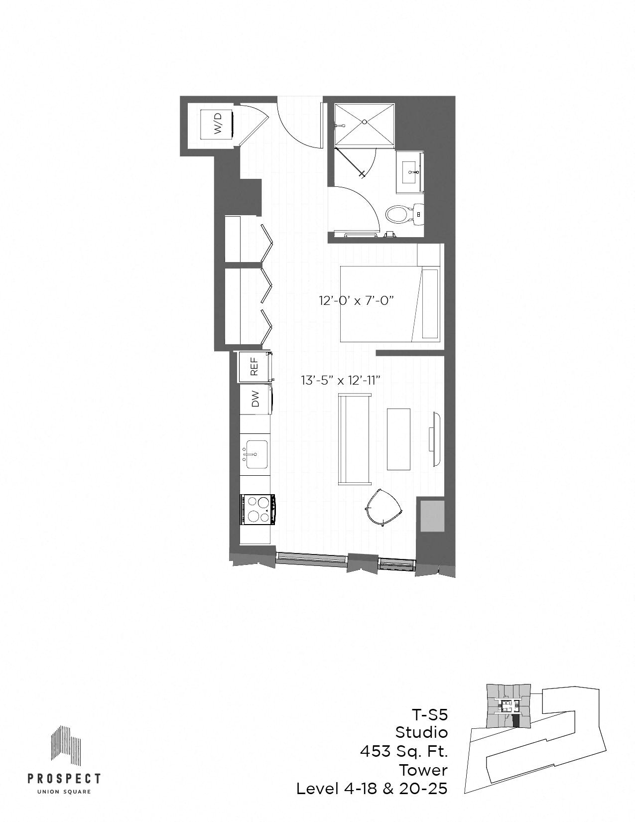 Floor Plan Image of Apartment Apt 0703