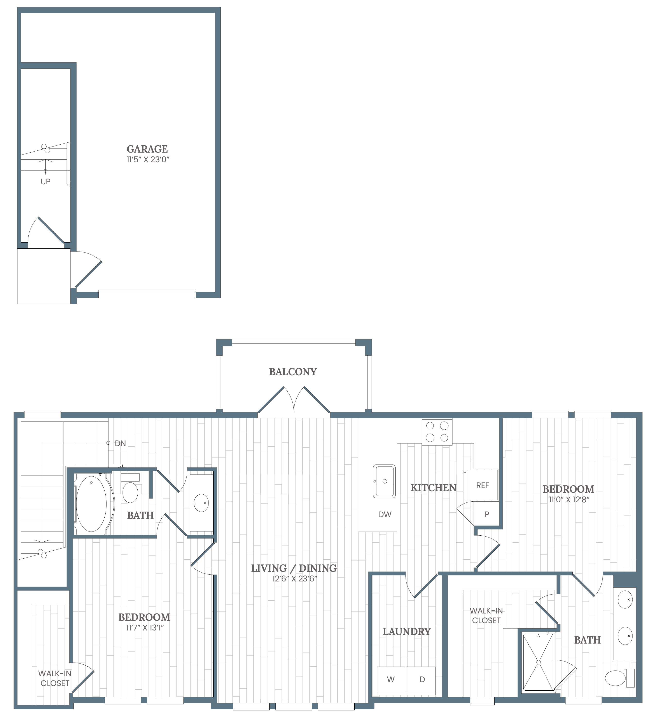 Floor Plan Image of Apartment Apt CH1-201