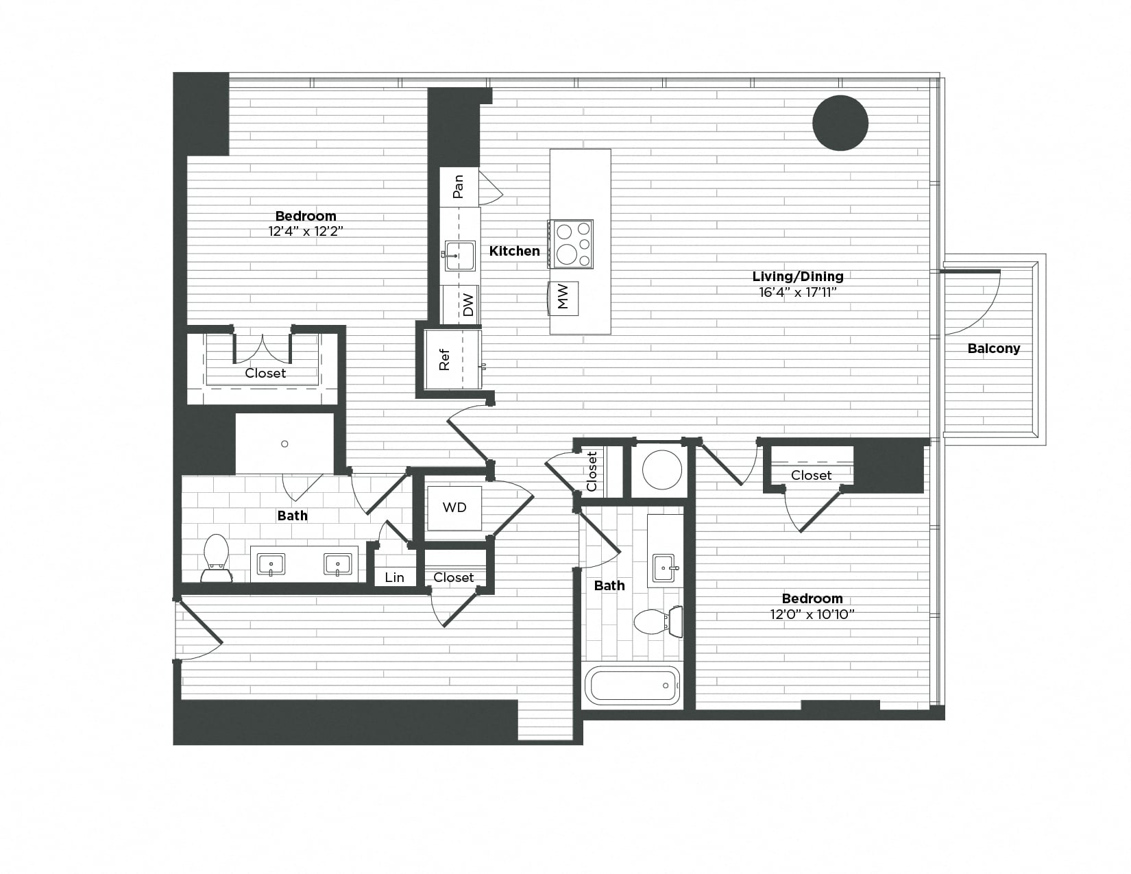 Apartment 0912 floorplan