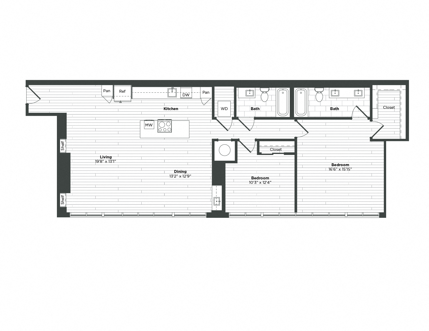 Apartment 0311 floorplan