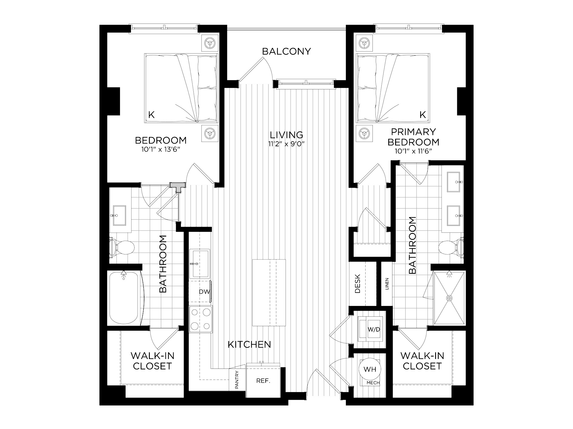 2 Bed/2 Bath-B1 — unit 449