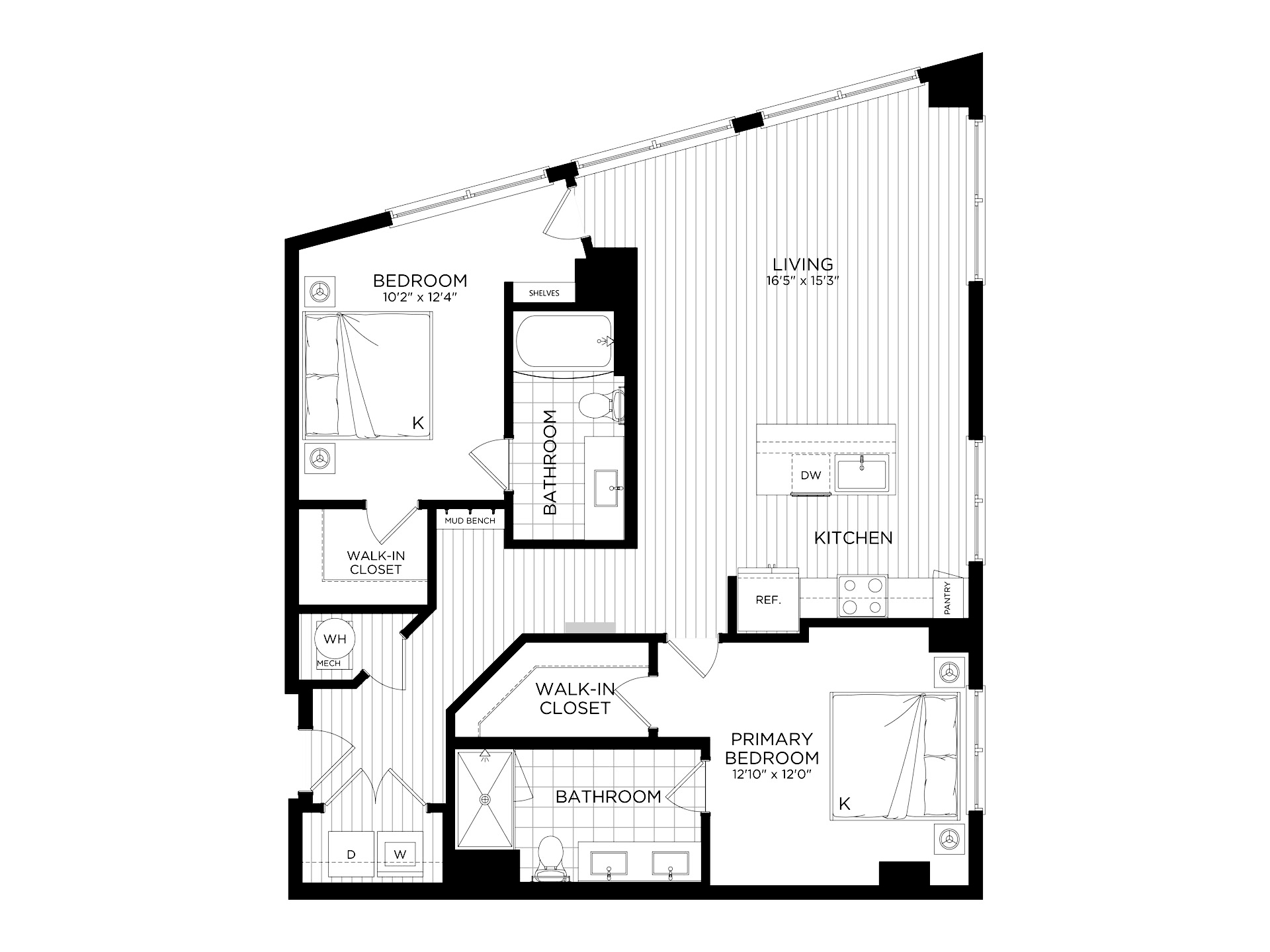 2 Bed/2 Bath-B3 — unit 338