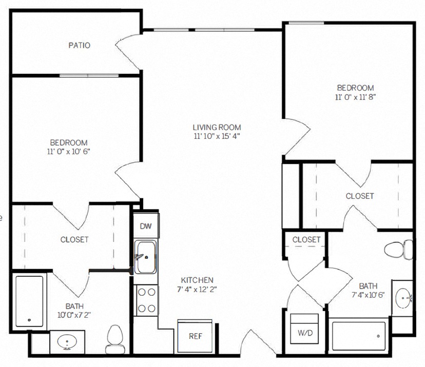 Floor Plan Image of Apartment Apt 428