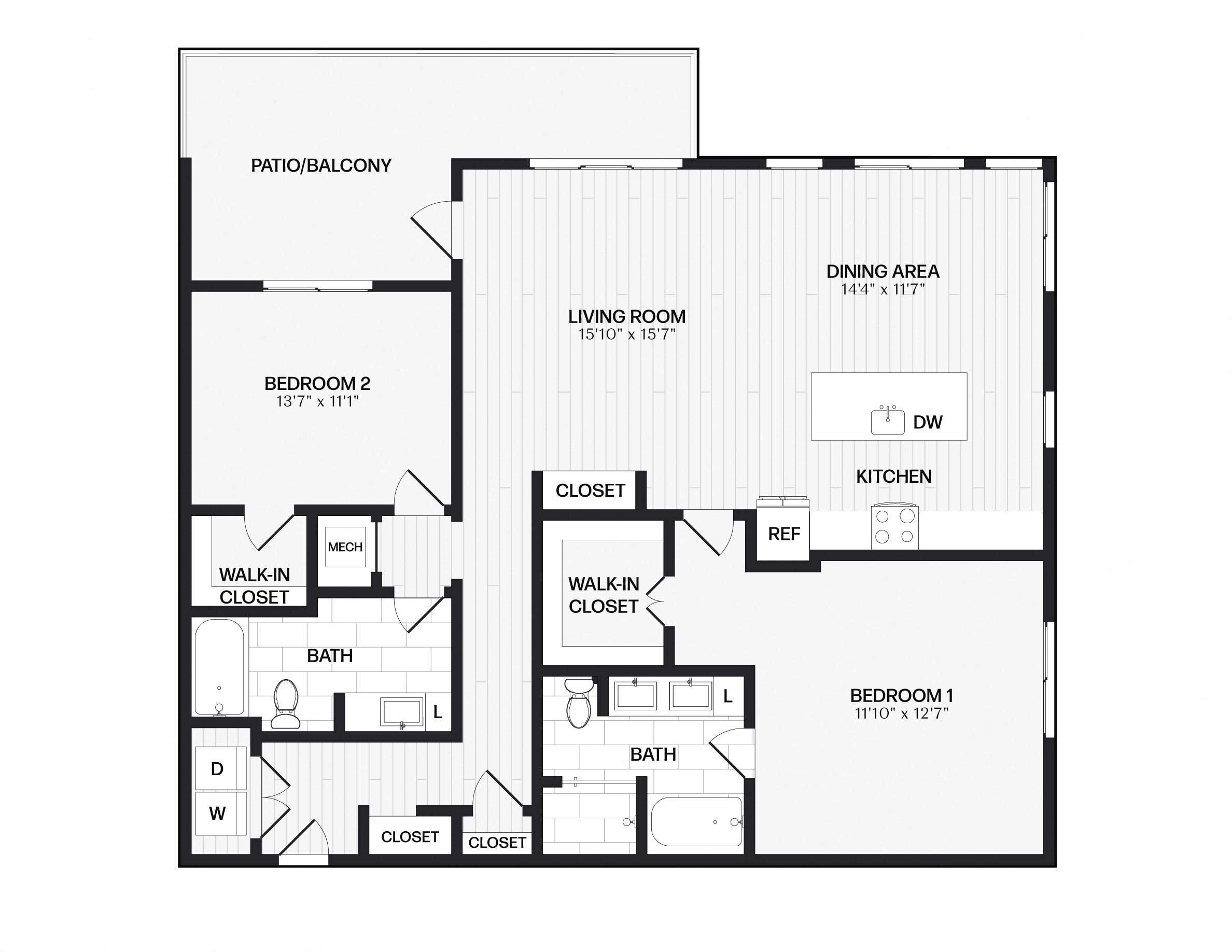 Apartment 125 floorplan