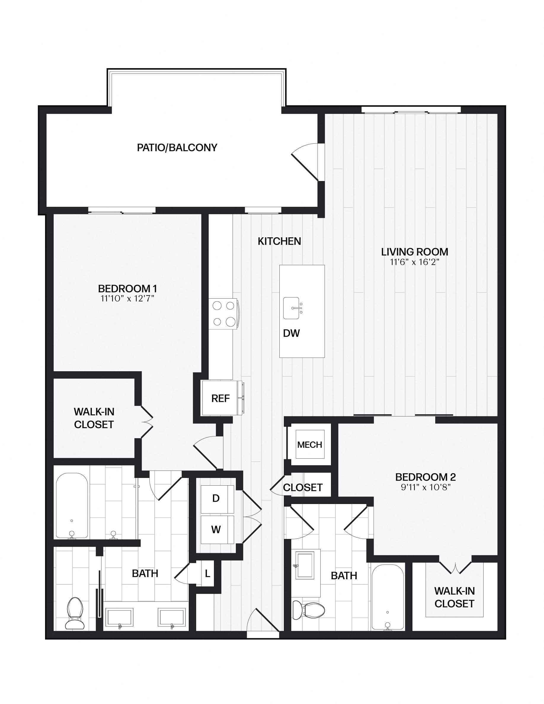 Apartment 125 floorplan