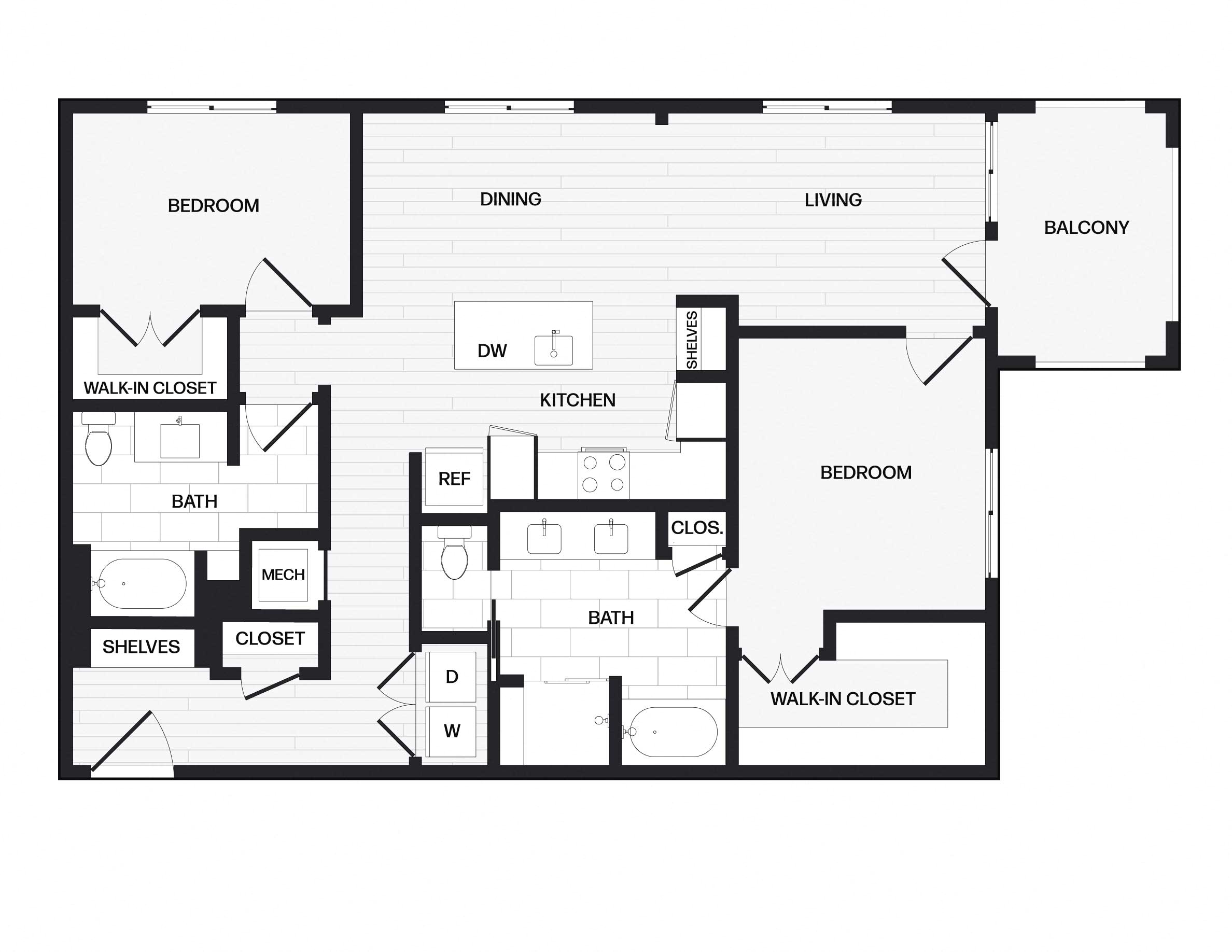 Apartment 125 floorplan
