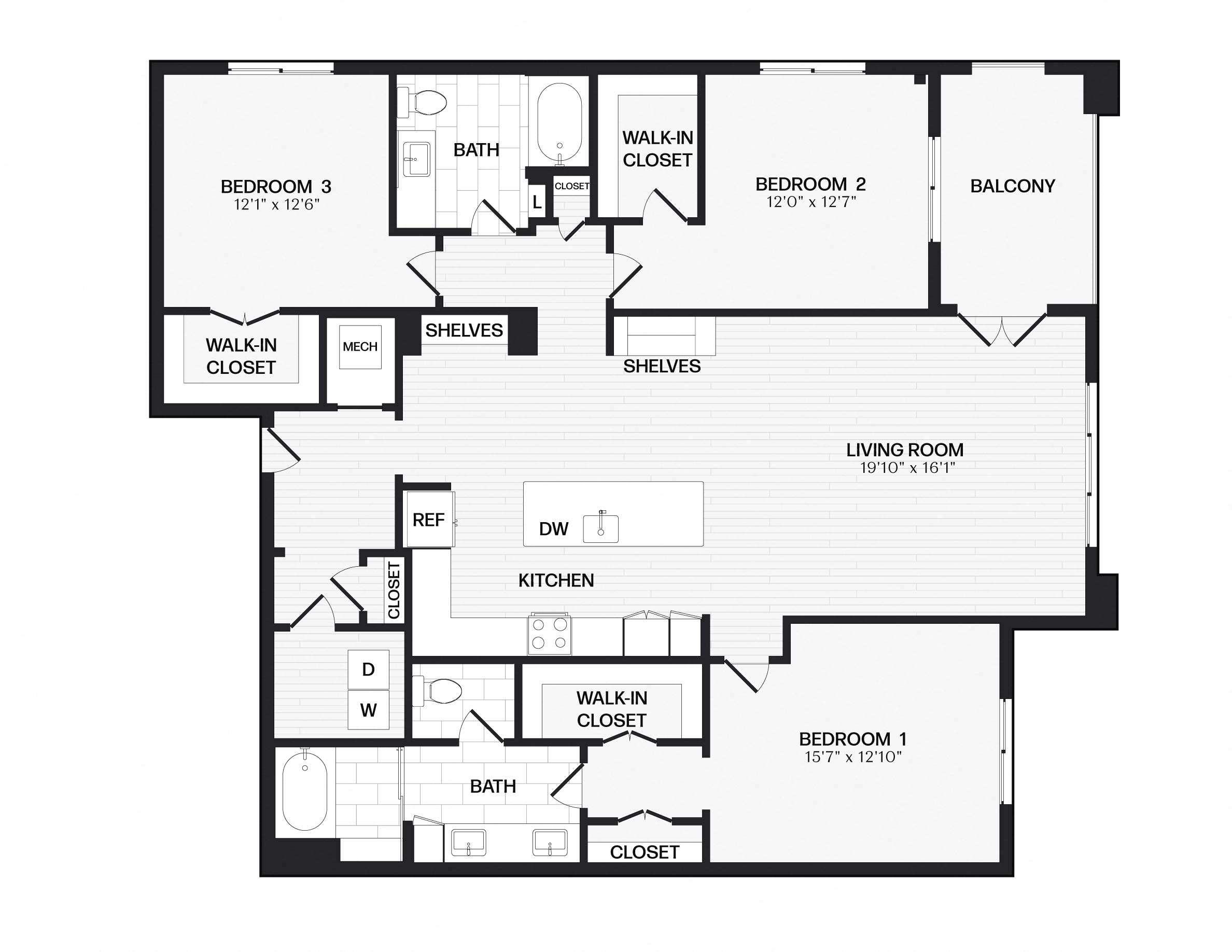 Apartment 125 floorplan