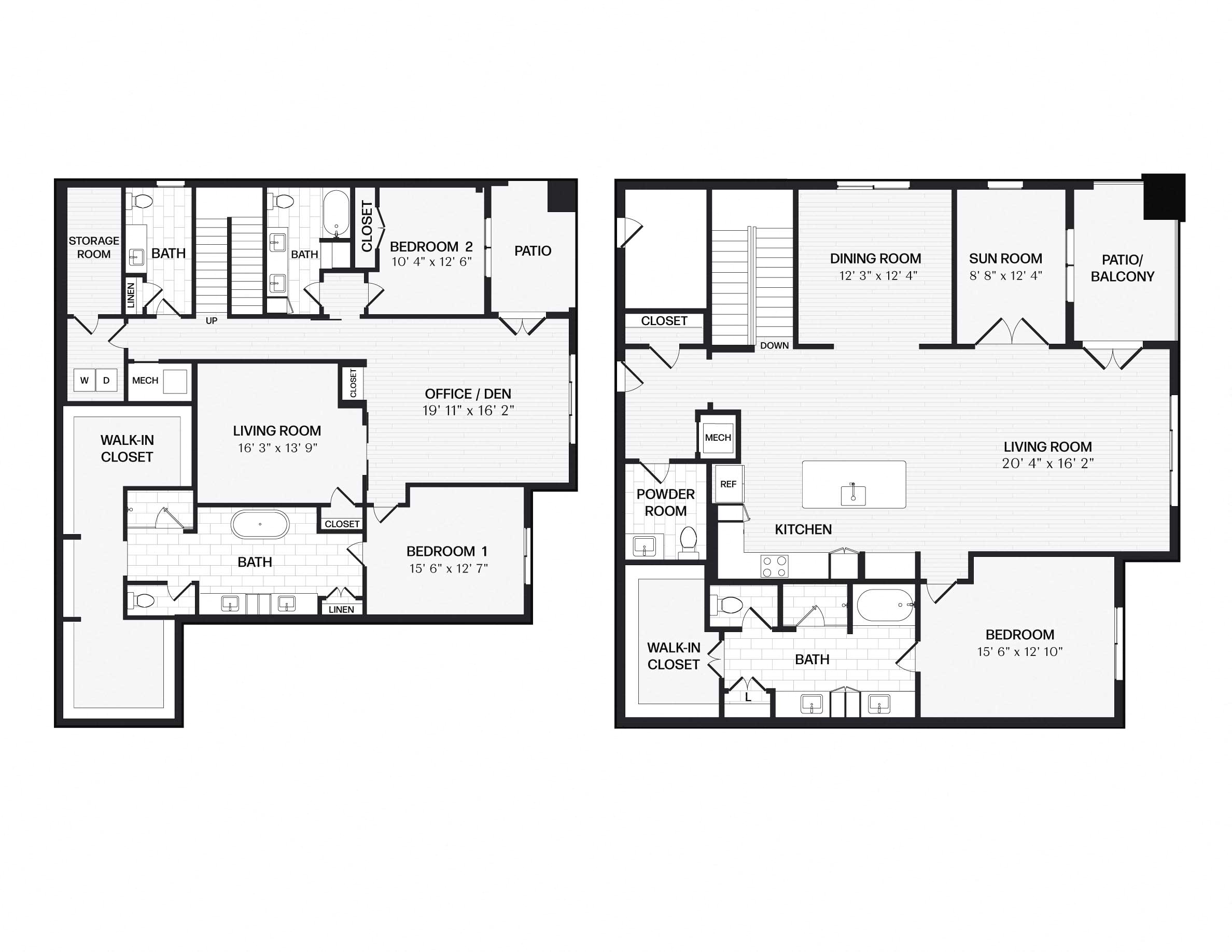 Apartment 125 floorplan