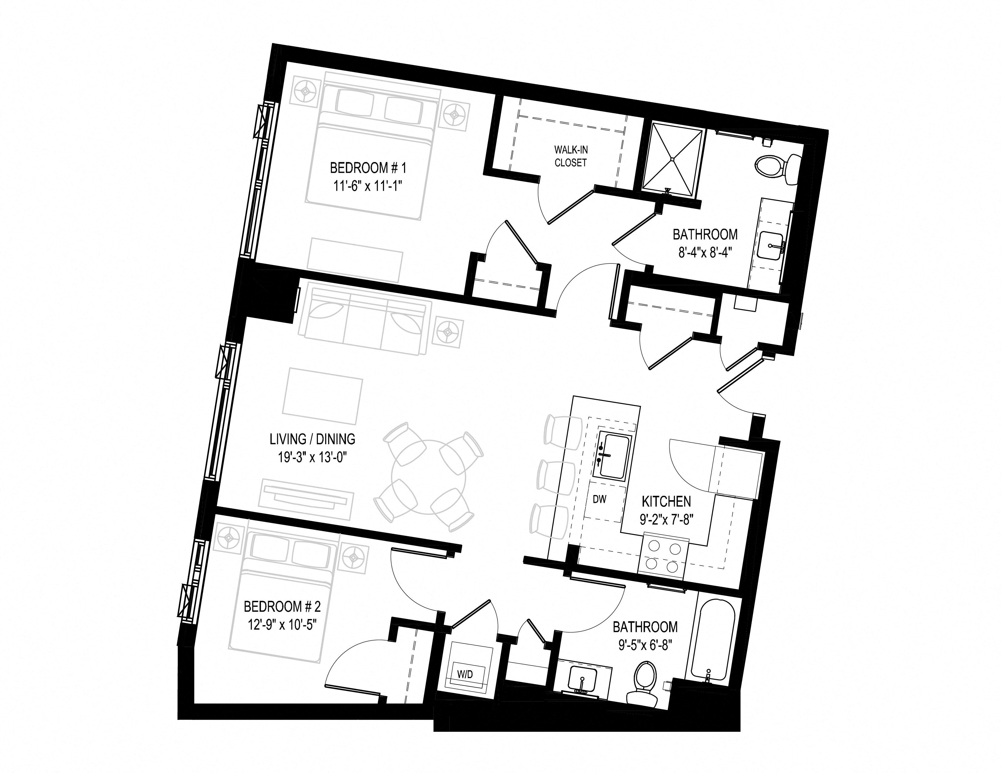 Floorplan image of 2-611